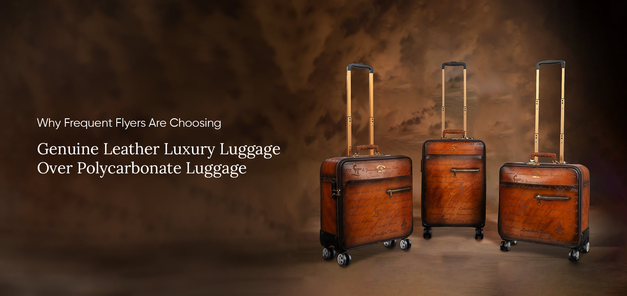 Why Frequent Flyers Are Choosing Genuine Leather Luxury Luggage Over Polycarbonate Luggage
