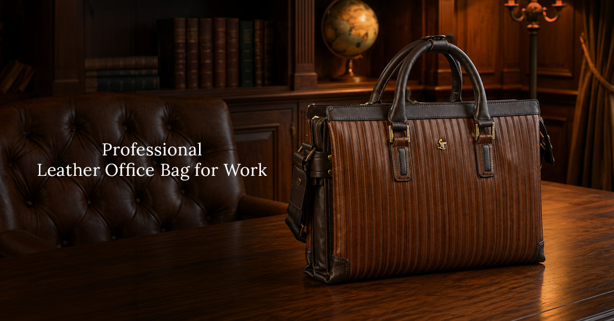 Professional Leather Office Bag for Work