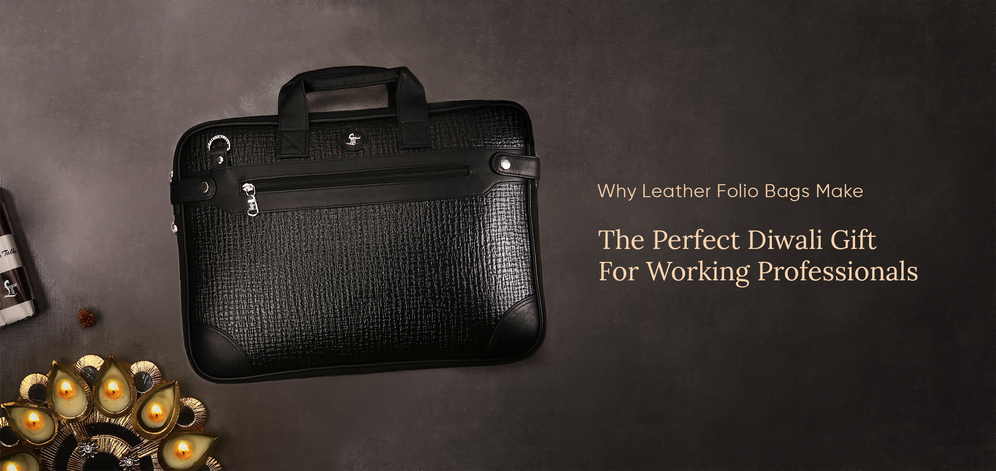 Why Leather Folio Bags Make the Perfect Diwali Gift for Working Professionals