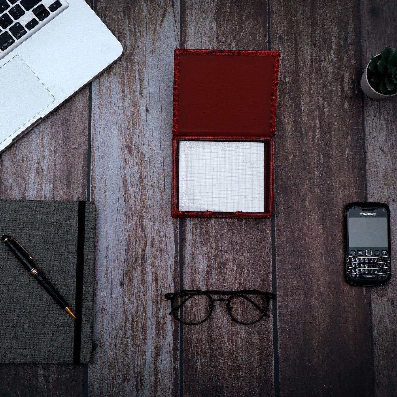Leather desktop items to add to the various tables you have at home - Leather Talks