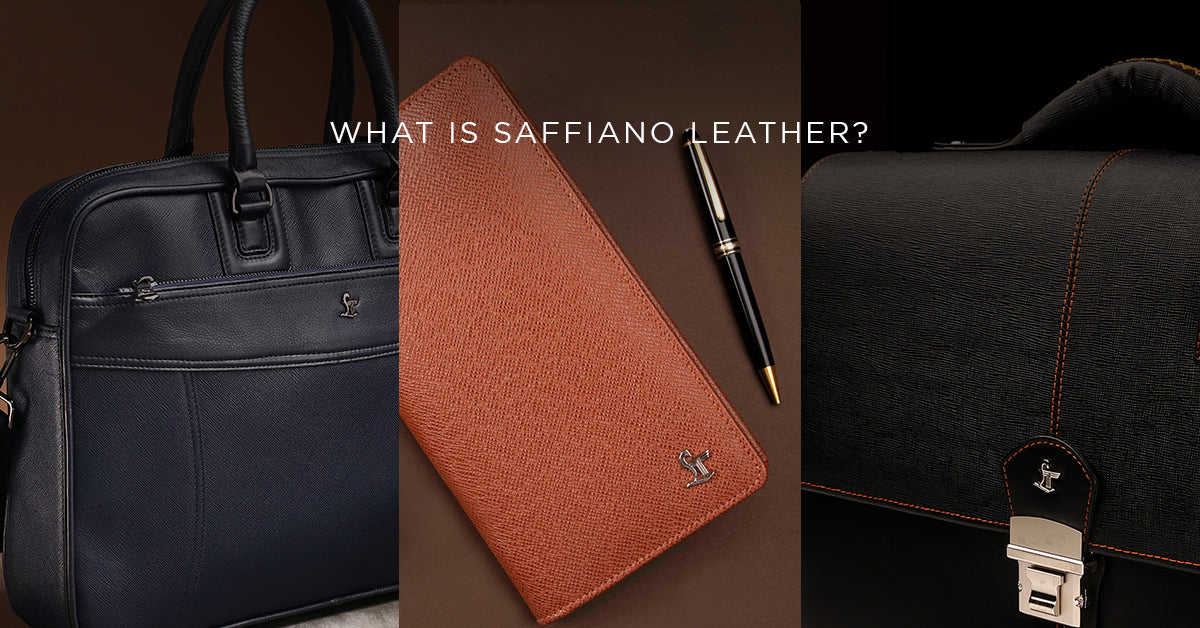 What is saffiano leather?
