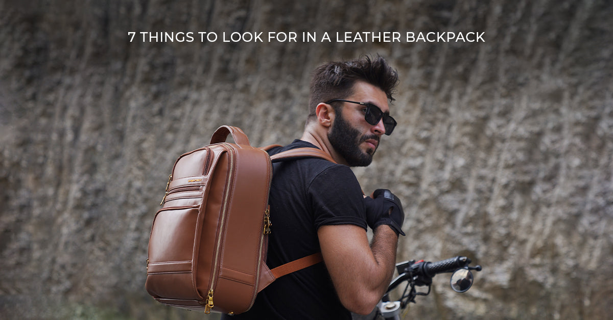 How to choose a leather backpack?