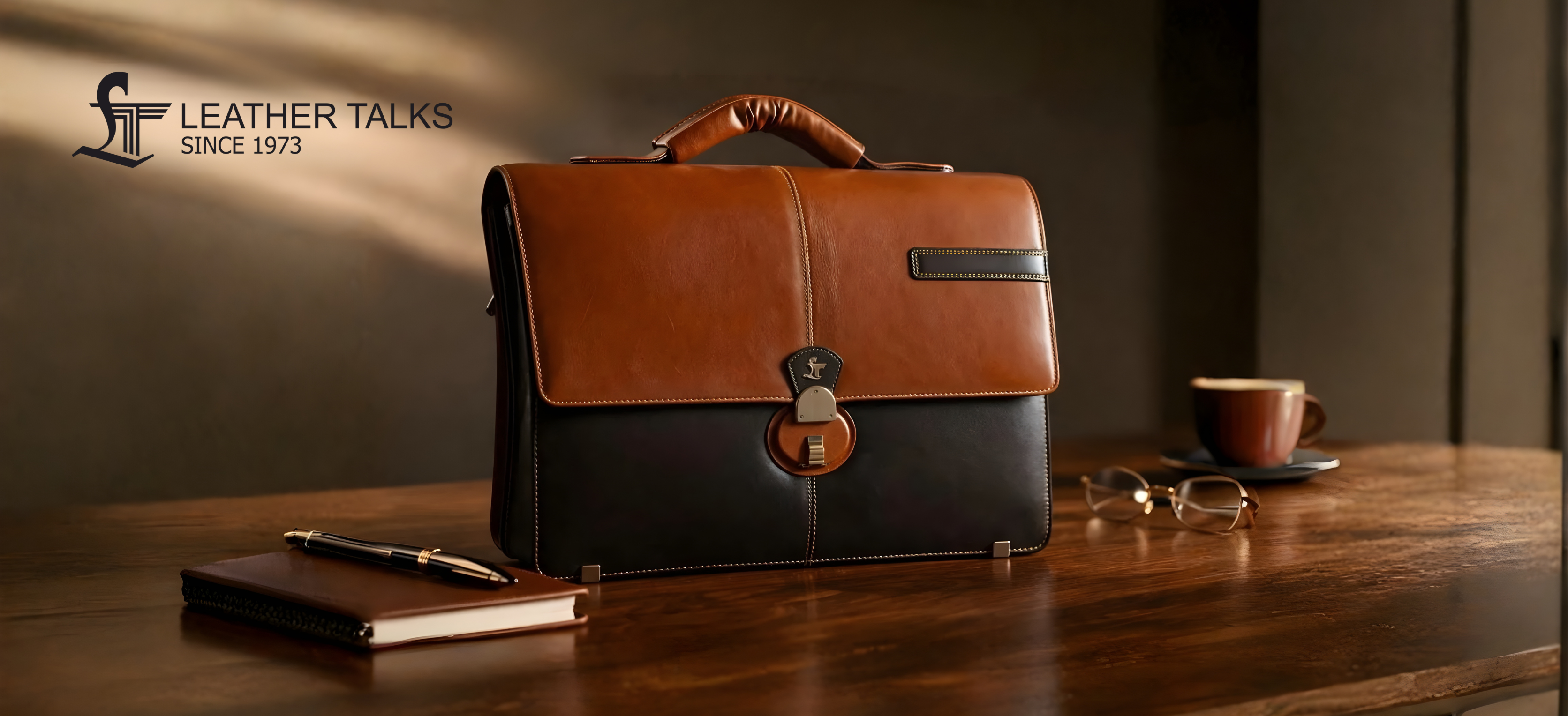 Professional leather office bag