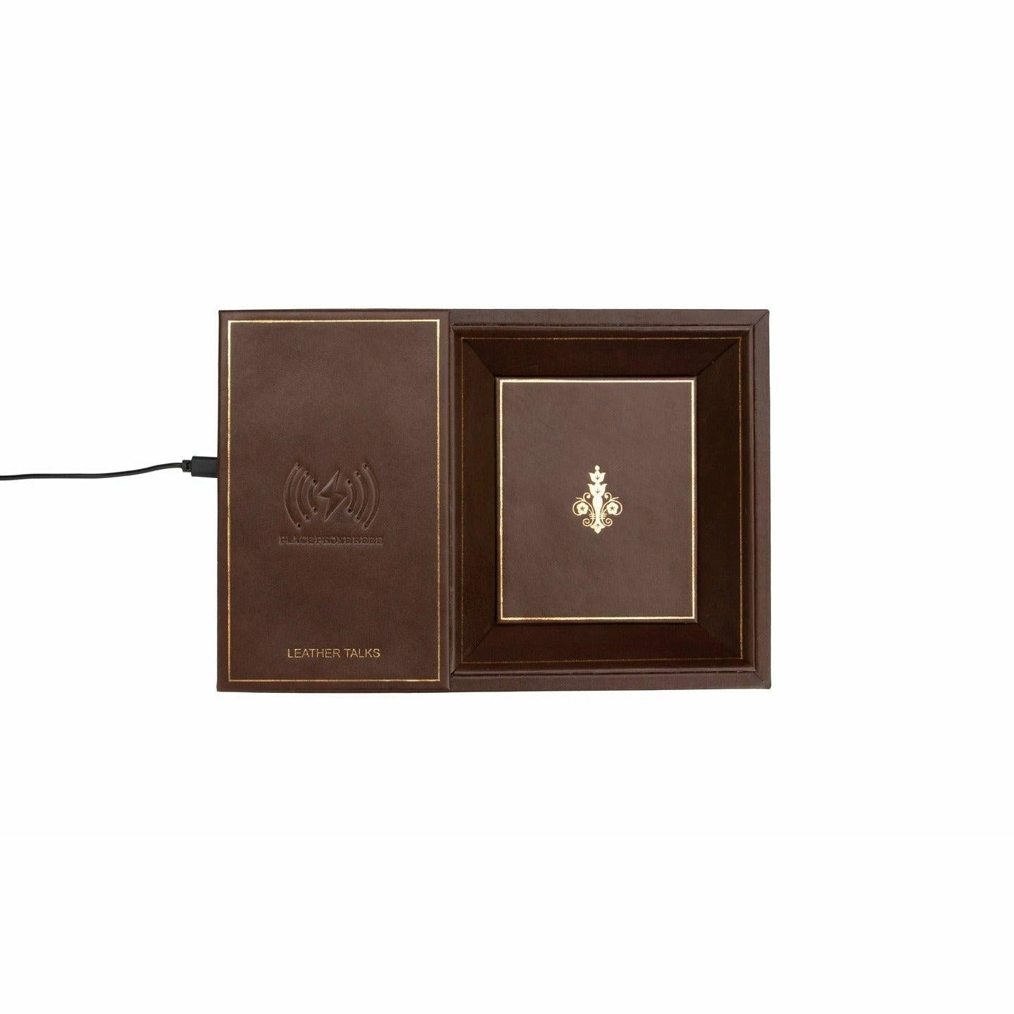 LT Smart Valet Tray 2.0 with wireless charging and power bank 10000 mAh - Leather Talks