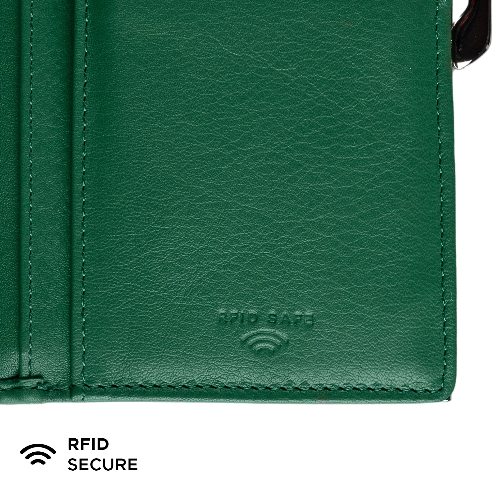 Clara 2 Ladies Wallet | Premium Leather Women’s Wallet | Elegant Daily Essentials Organizer | Colour: Green Leather Talks