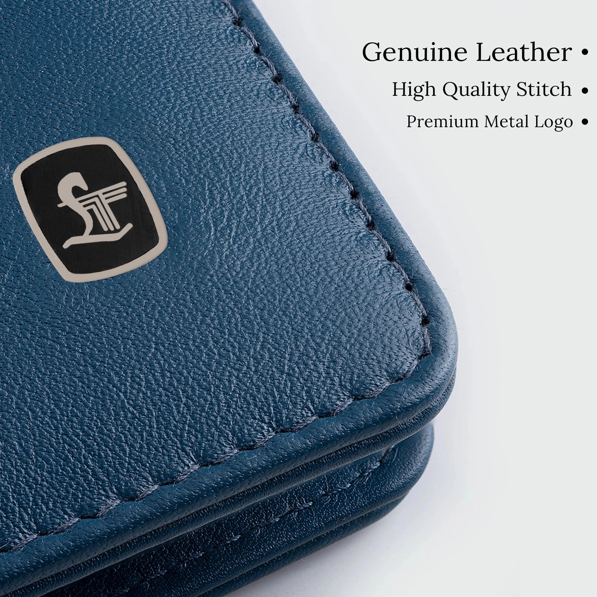 Melunge Leather Diary For Men & Women | Genuine Leather Handmade Journal / Notebook - Blue Leather Talks