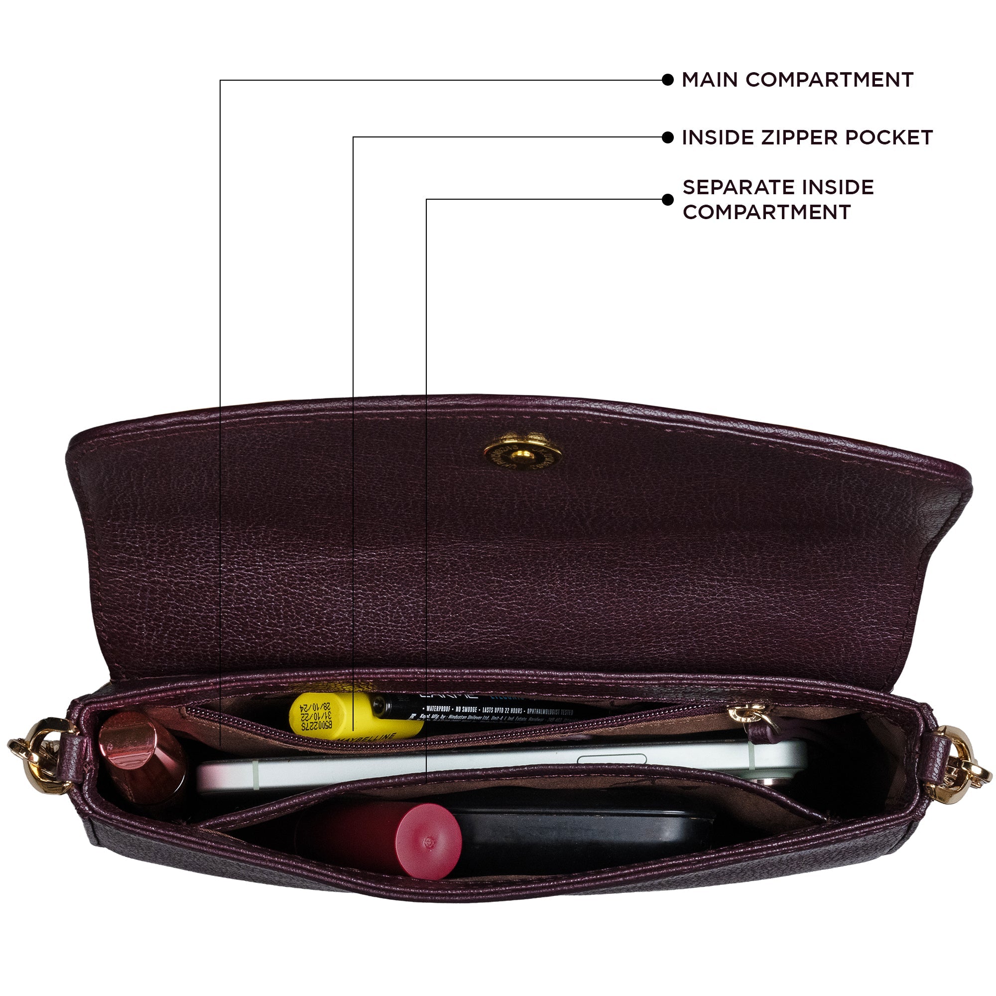 Lucia Genuine Leather Sling Bag for Women | Hand-Woven Crossbody Bag | Two Looks in One | Luxury Mini Shoulder Bag for Evening & Casual Wear | Color: Brown Leather Talks