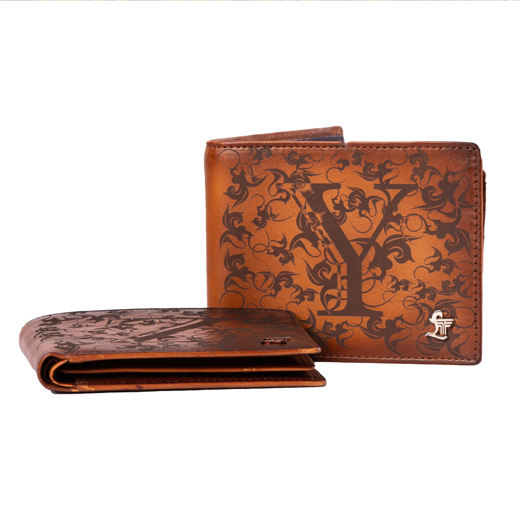 Alphabet Wallet for Men | Initials V Y