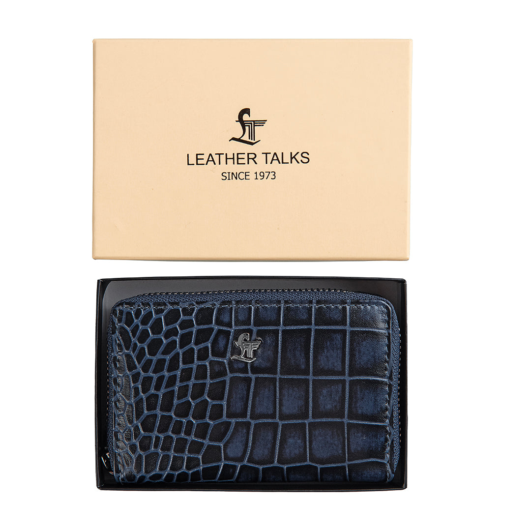 Genuine leather card holder