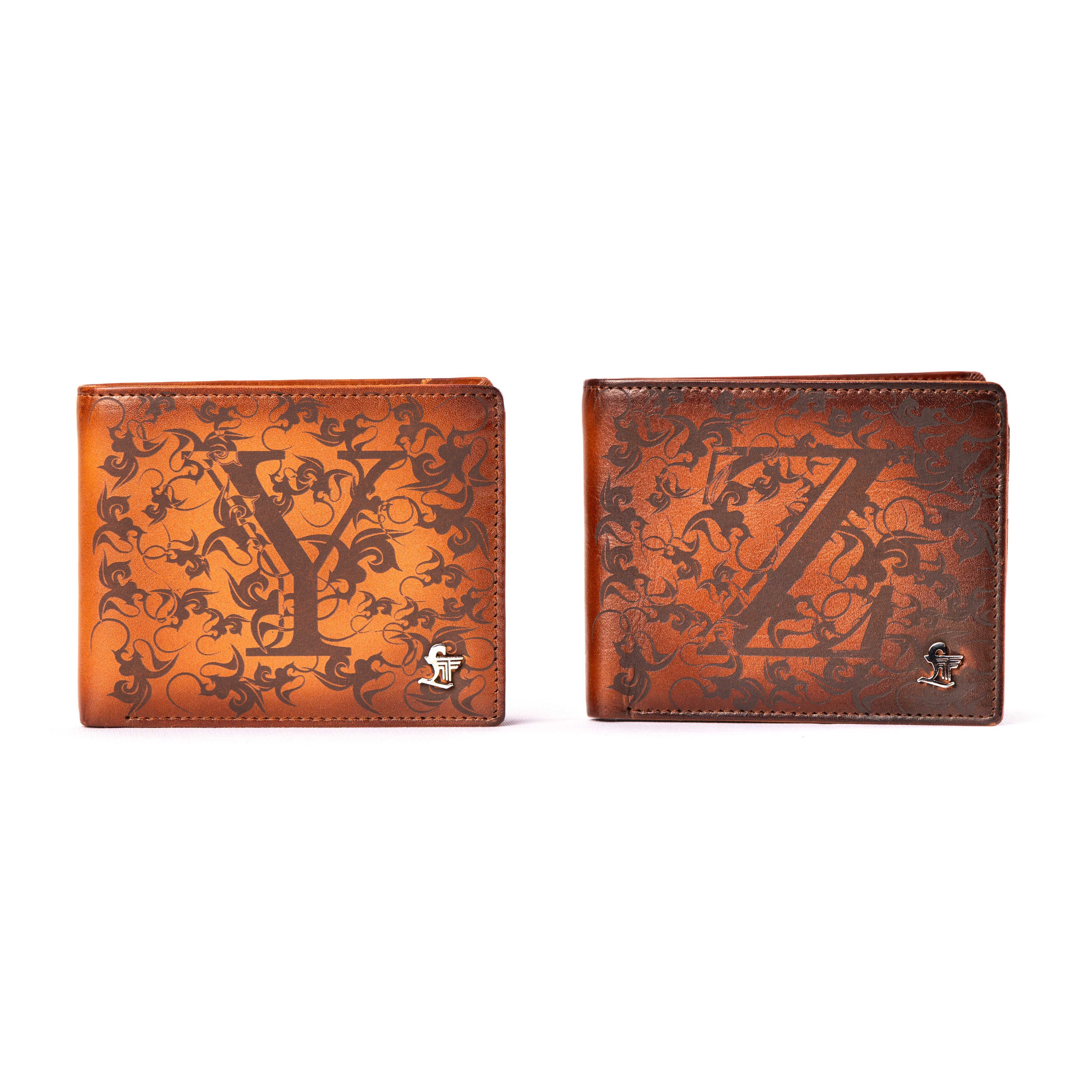 Alphabet Wallet for Men | Alphabet Wallet for Men | Initials Y Z