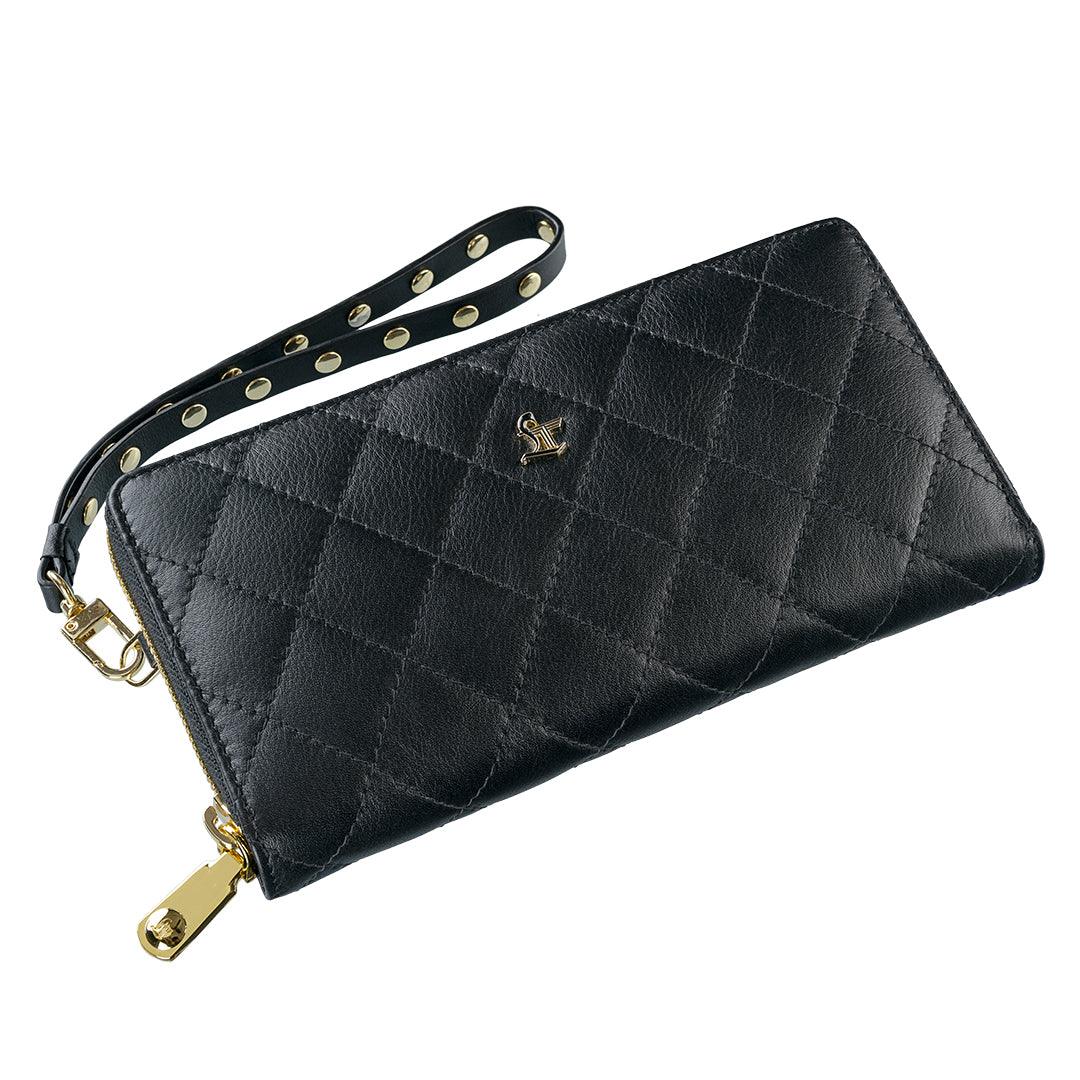 Designer leather wallet for women