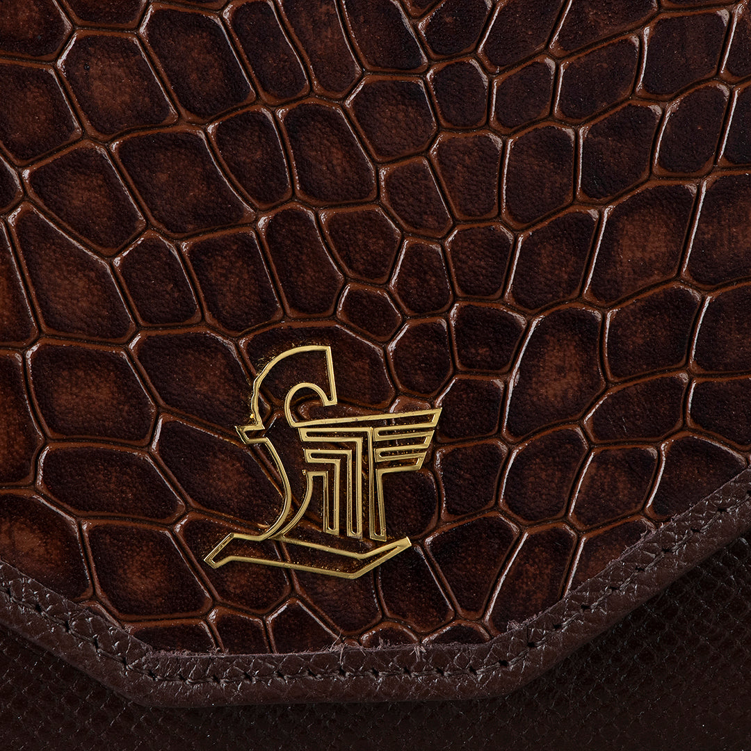 Clara Genuine Leather Sling Cum Clutch Wallet for Women | Crossbody Mobile Sling Bag with Detachable Strap | Ladies Money Bag & Wallet Purse | Color: Black, Blue, Brown, Green Leather Talks