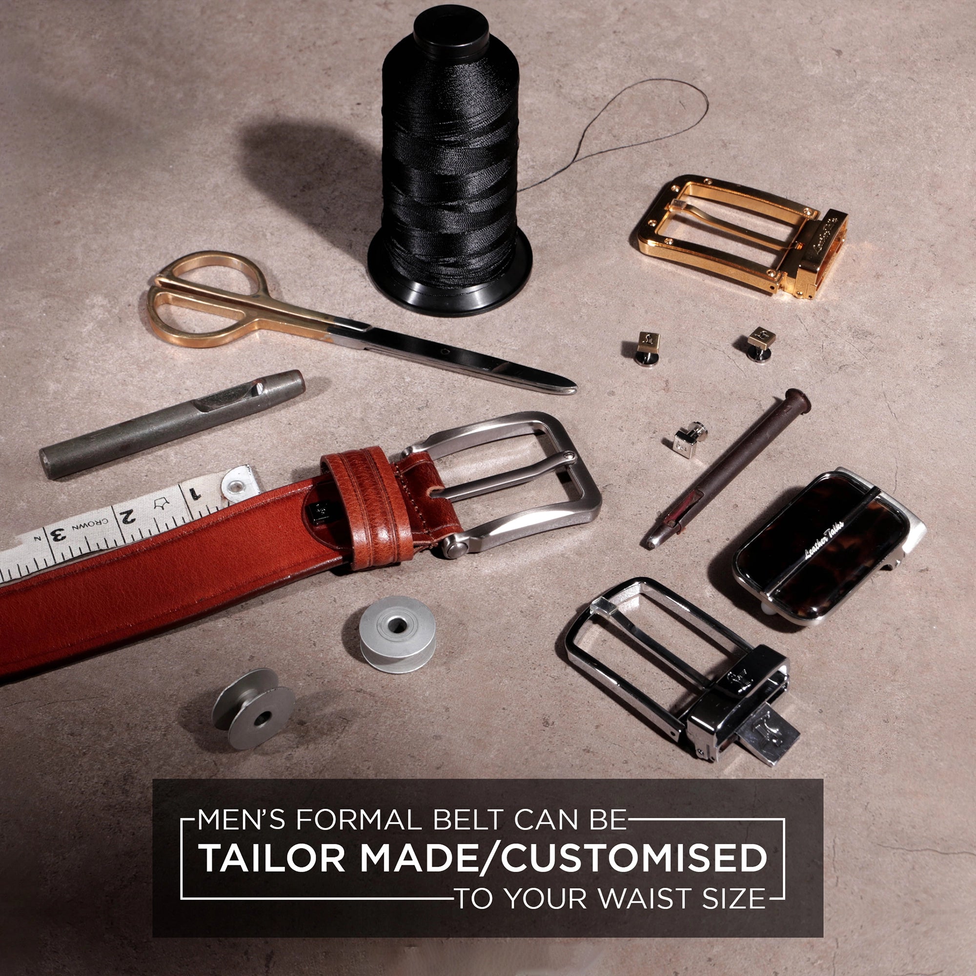 Premium Italian Wood Finish Leather Wallet & Belt Set | Wallet Belt Set with Wooden Gift Box | Colour: Black Leather Talks