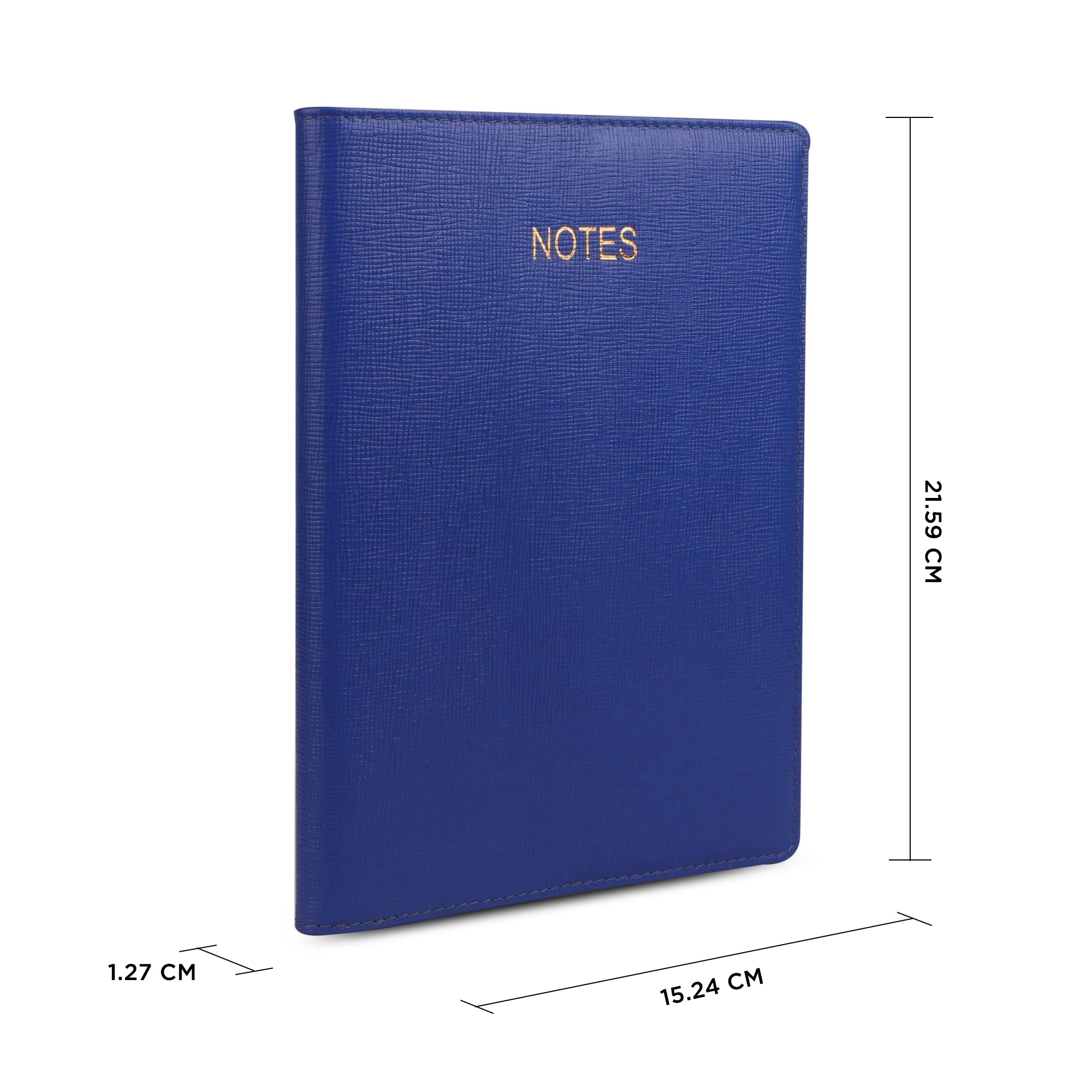 Classic - Luxury Leather Notebook | Premium Genuine Leather Journal for Men & Women | Color: Sky Blue Leather Talks