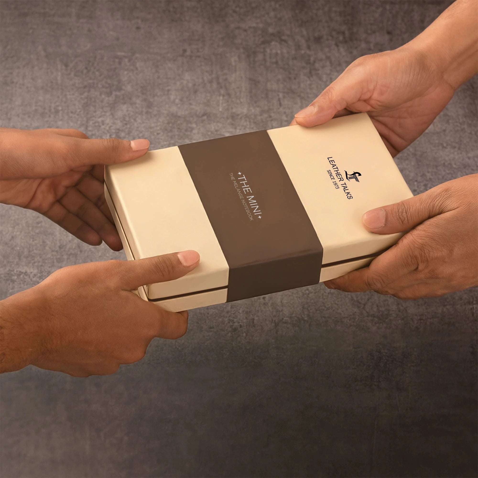 The Mini Melunge Luxury Pure Leather Notebook| Premium Leather Diary For Men & women | 100% Genuine Leather | Handmade Leather Journal - Brown Leather Talks