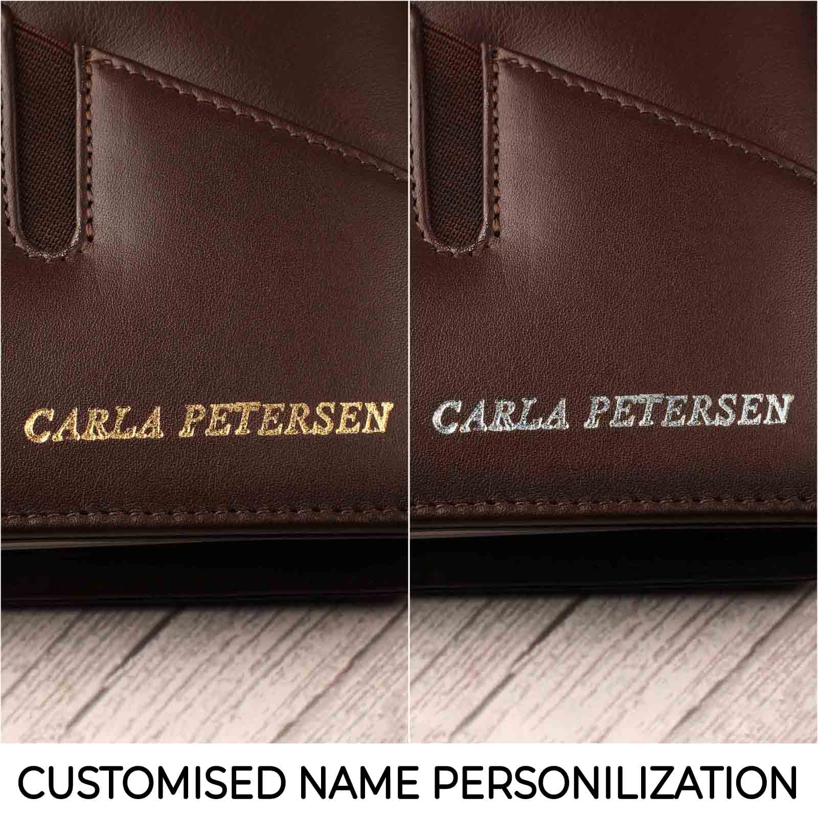 Corporate New Year Gift | Melunge Leather Diary For Men & Women | Genuine Leather Journal/Notebook | Color: Brown Leather Talks