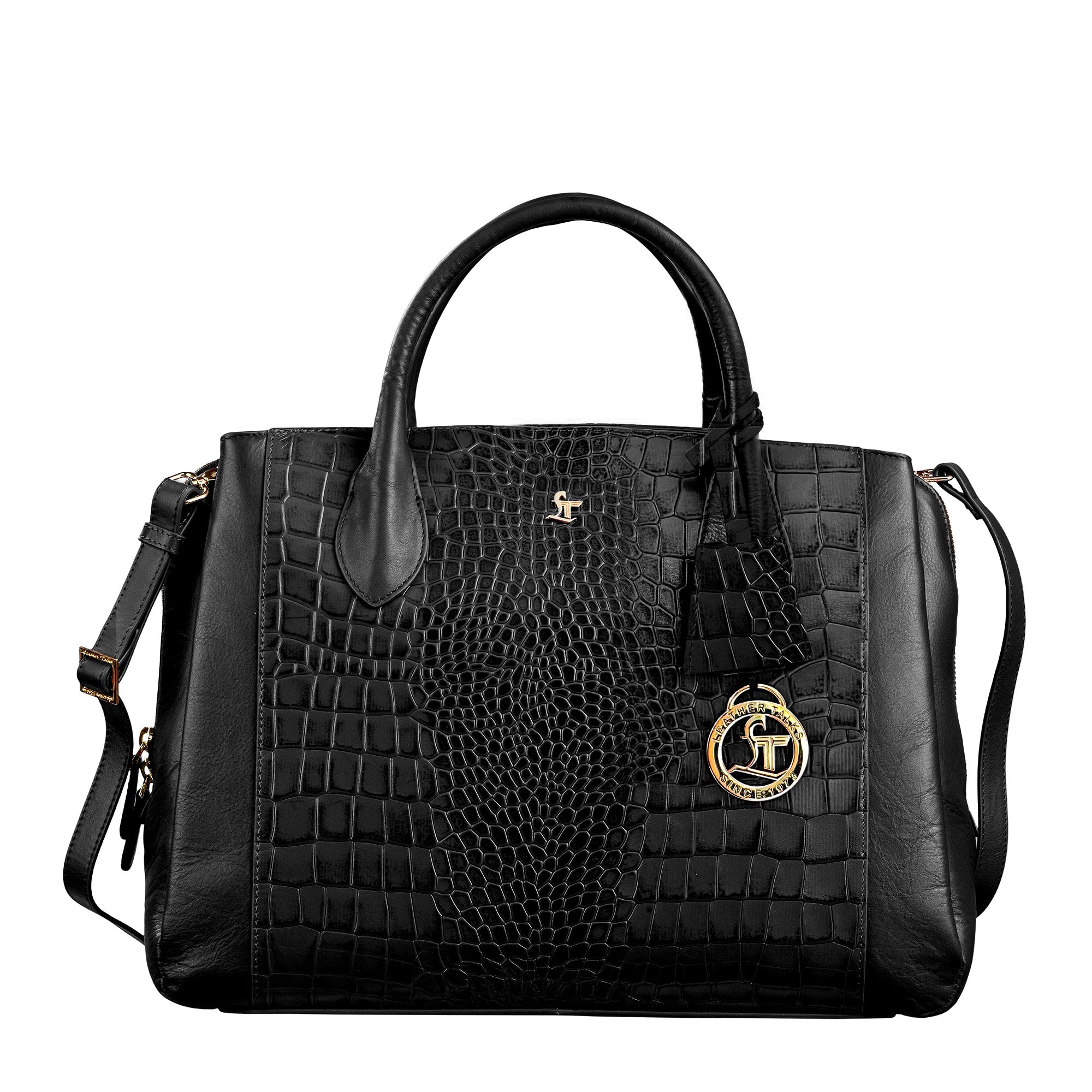 Premium Black Leather Bag for Women