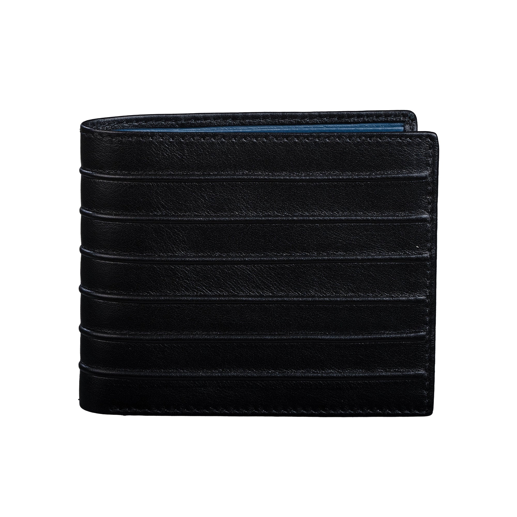 String Premium Genuine Leather Wallet for Men | RFID Blocking Slim Wallet | Classic Men’s Wallet | Color: Black with Tan LeatherTalks