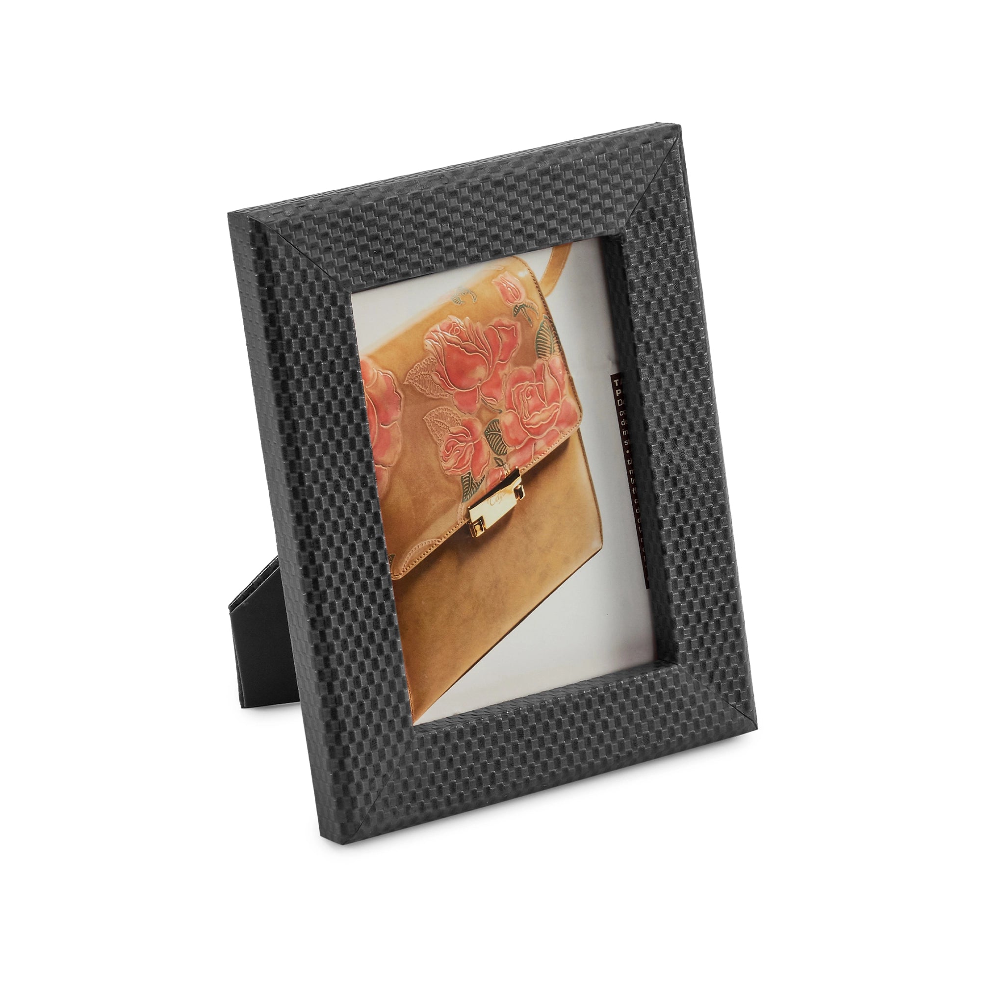 Desktop Planner Set I | Office Table Accessories| Color- Brick Black Leather Talks