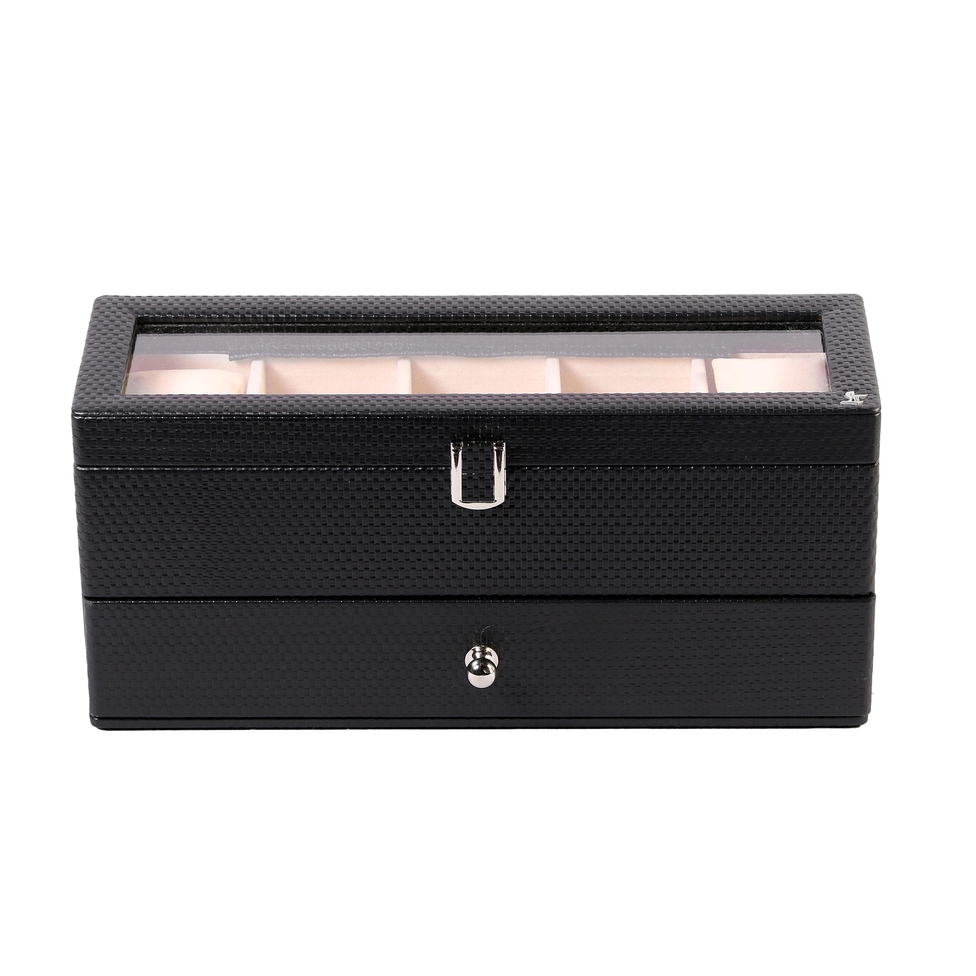 Luxury Genuine Leather Watch Box for 10 Watches