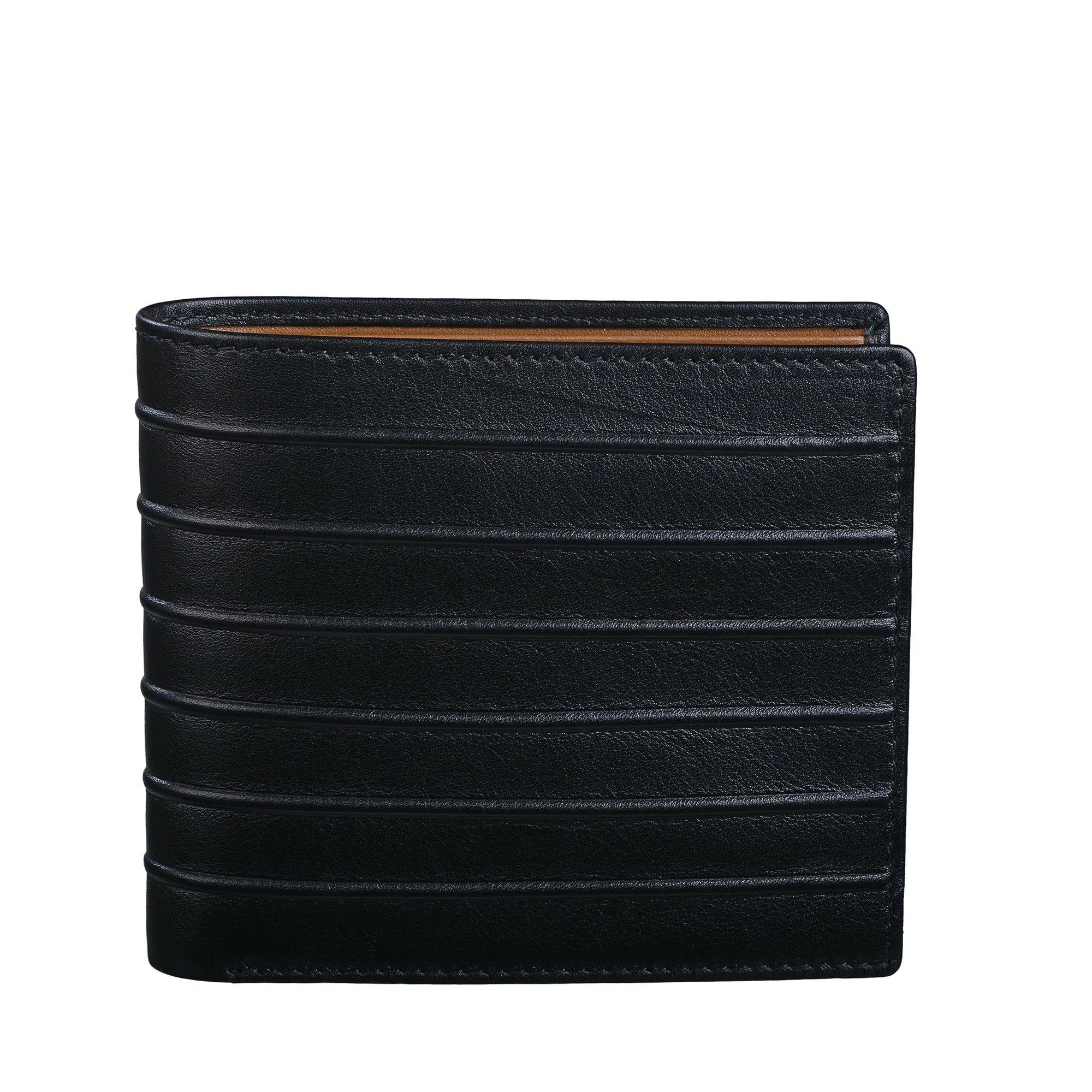 String Premium Genuine Leather Wallet for Men | RFID Blocking Slim Wallet | Classic Men’s Wallet | Color: Black with Tan LeatherTalks