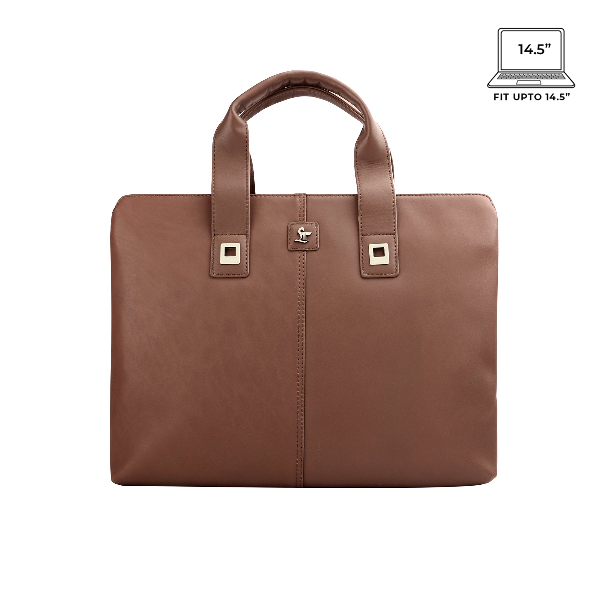 Genuine leather laptop bag