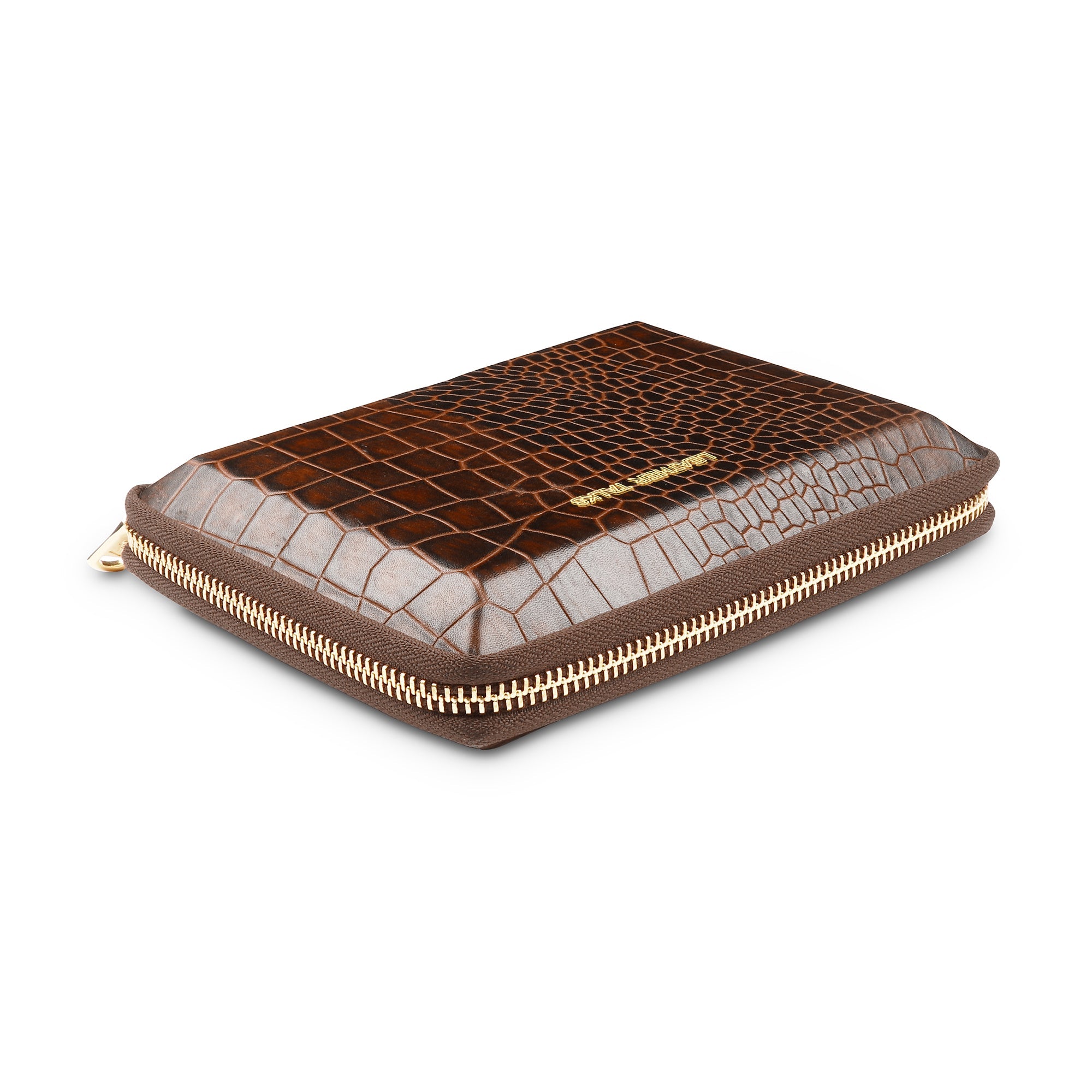 Harbinger Tech Kit - Genuine Leather Tech Organizer Case | Travel Cable Storage Bag | Luxury Electronic Accessories Pouch for Chargers, Wires & Gadgets | Color: Tan Leather Talks