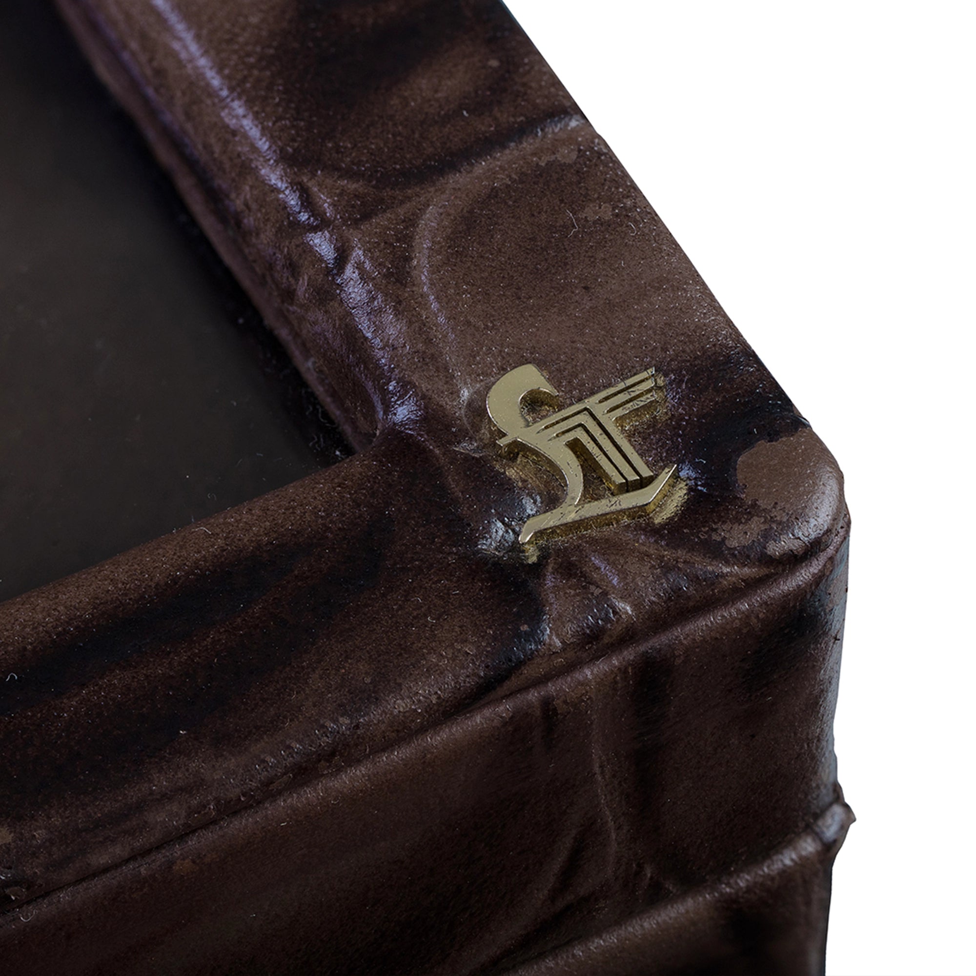 Bronx II Leather Watch Box / Case | 100% Genuine Leather | Can Hold 10 Watches | Acrylic Glass Top | Color: Crocotail Brown Leather Talks