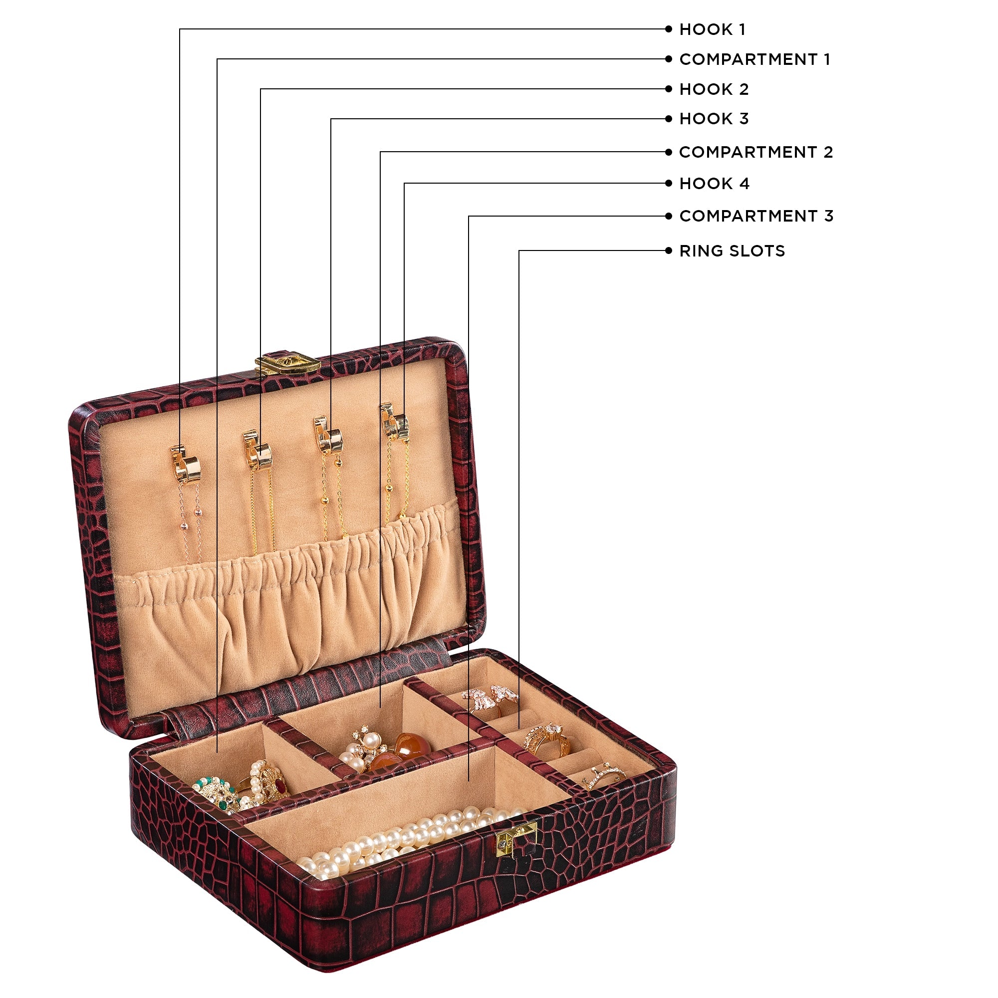 "Leather jewellery box
jewellery box
Jewellery organizer"