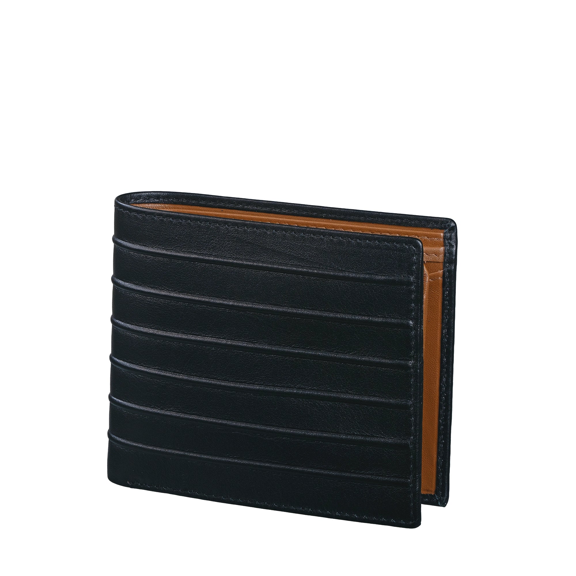 String Premium Genuine Leather Wallet for Men | RFID Blocking Slim Wallet | Classic Men’s Wallet | Color: Black with Tan LeatherTalks