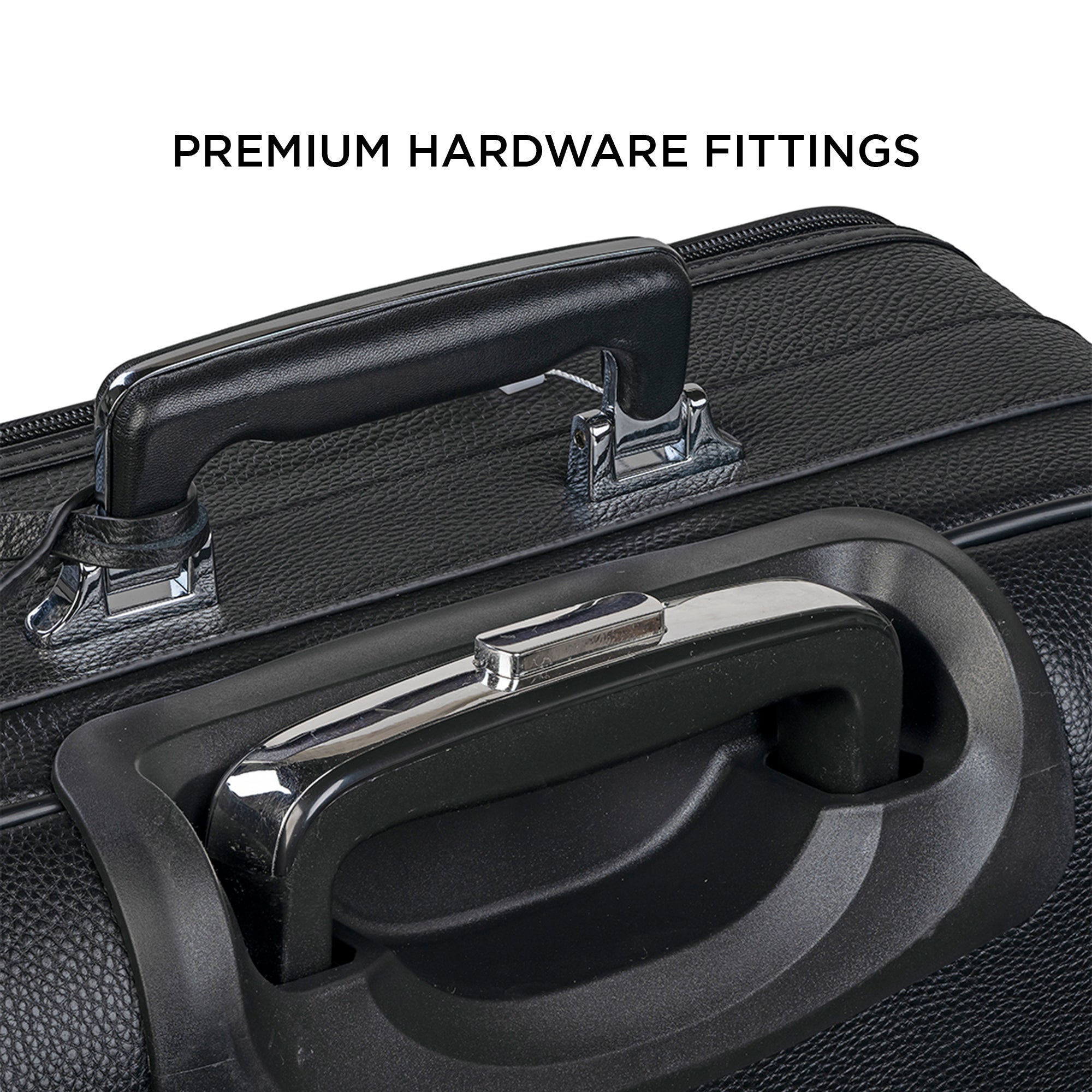 20inch Premium Genuine Leather Travel Trolley Bag