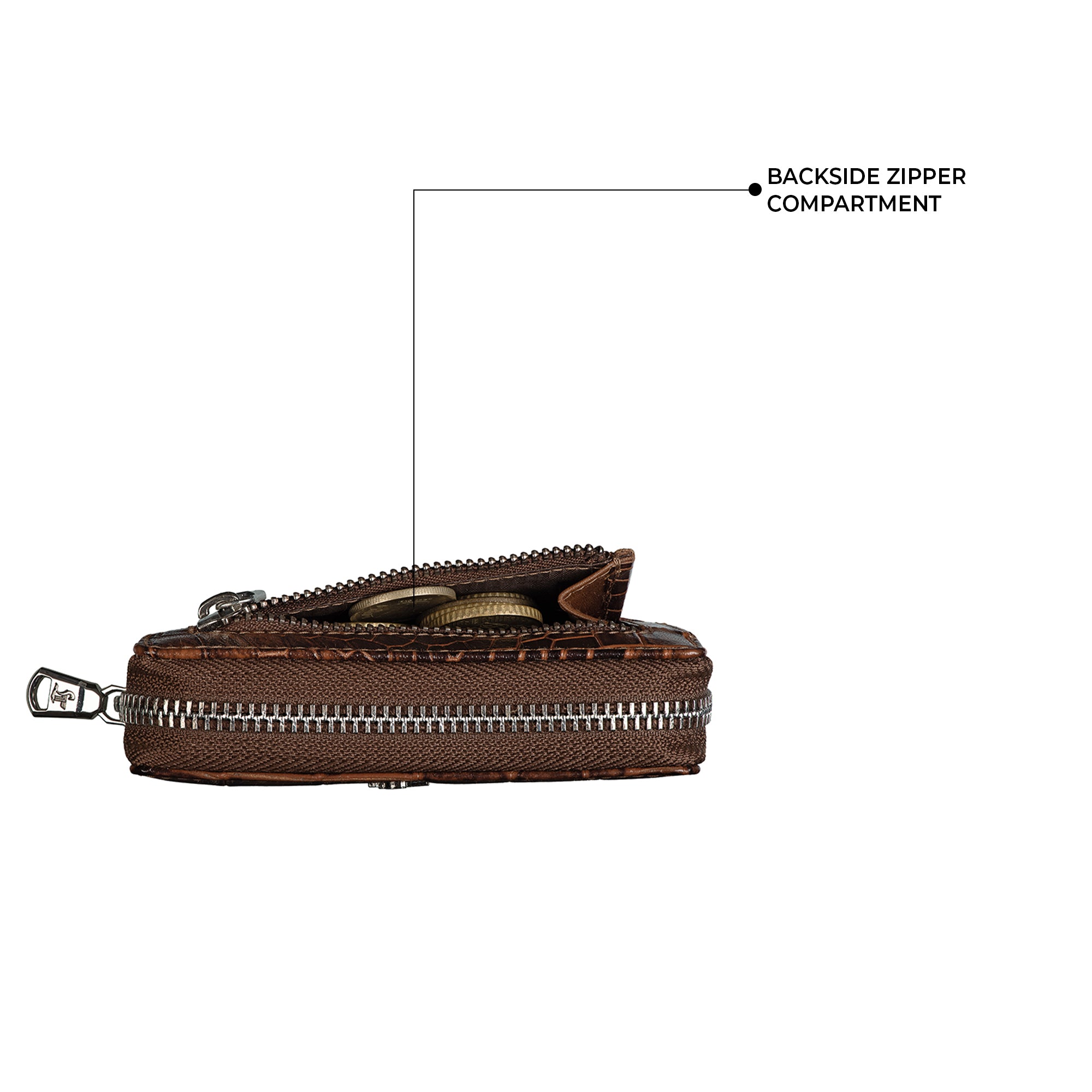 Leather slim card case