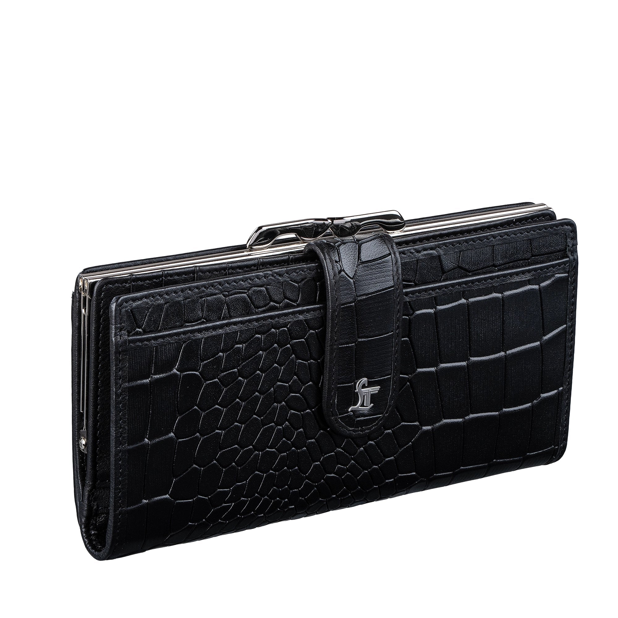 Clara 2 Ladies Wallet | Premium Leather Women’s Wallet | Elegant Daily Essentials Organizer | Black Leather Talks