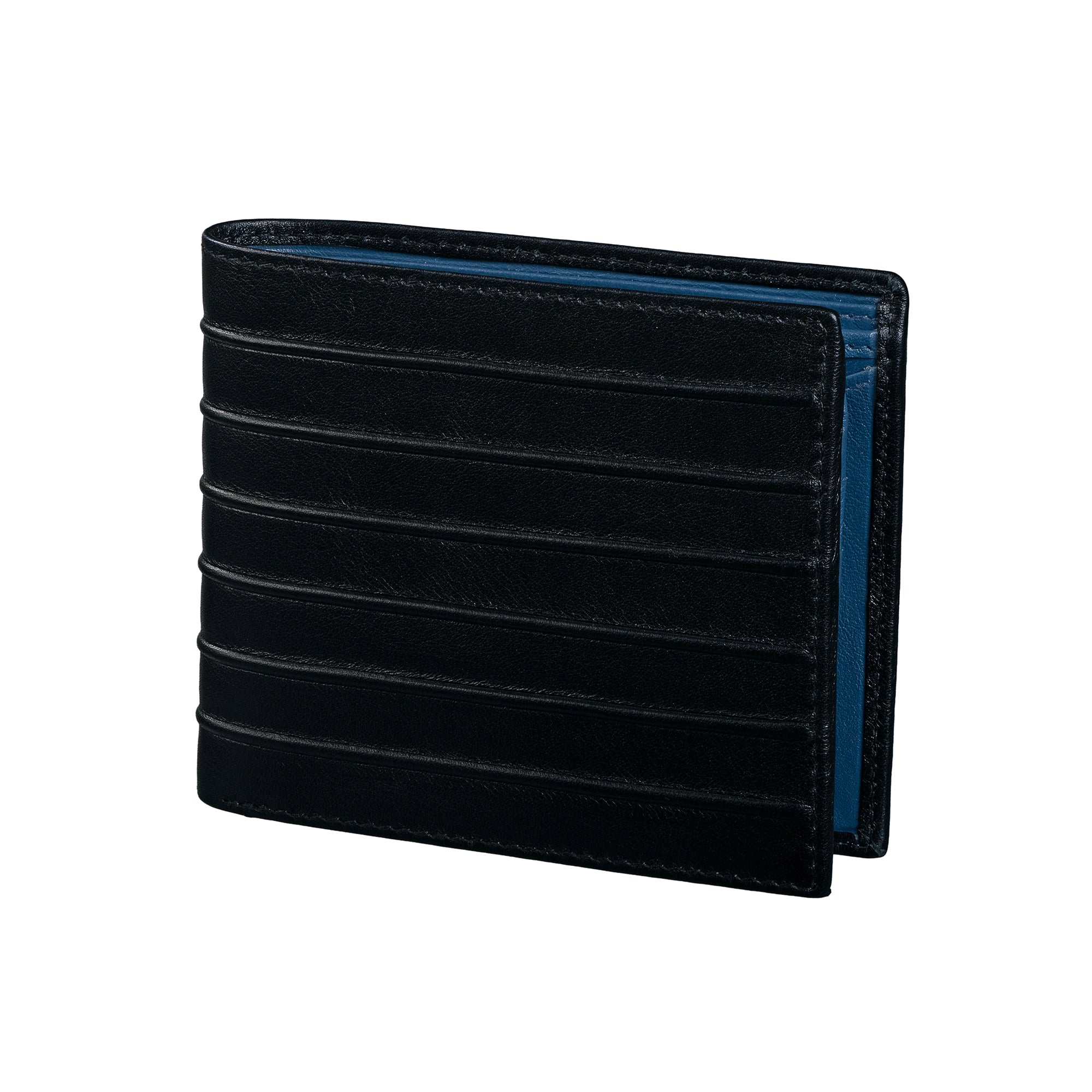 String Premium Genuine Leather Wallet for Men | RFID Blocking Slim Wallet | Classic Men’s Wallet | Color: Black with Tan LeatherTalks