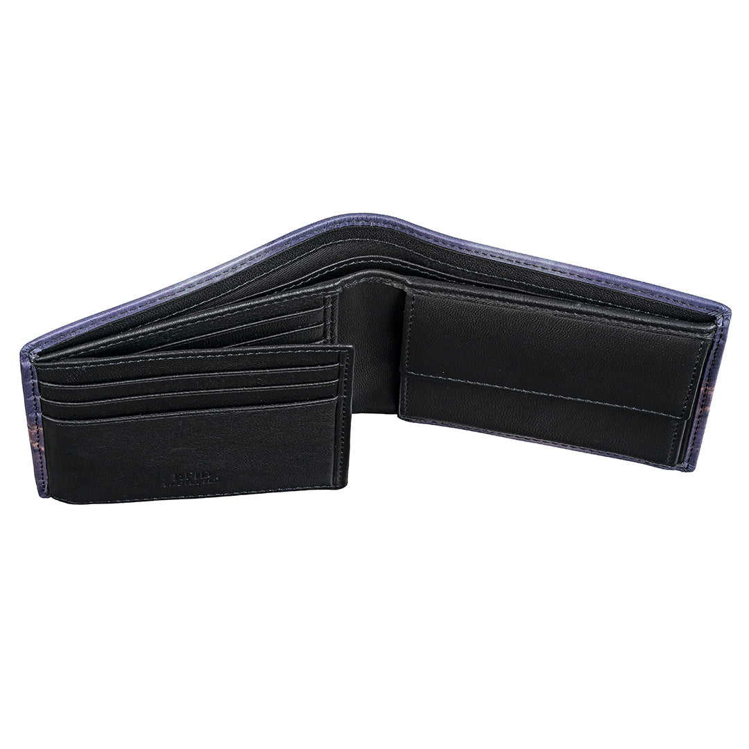 Vintage Stave Pouch Bifold Genuine Leather Wallet with Elegant Design | Leather Talks Leather Talks