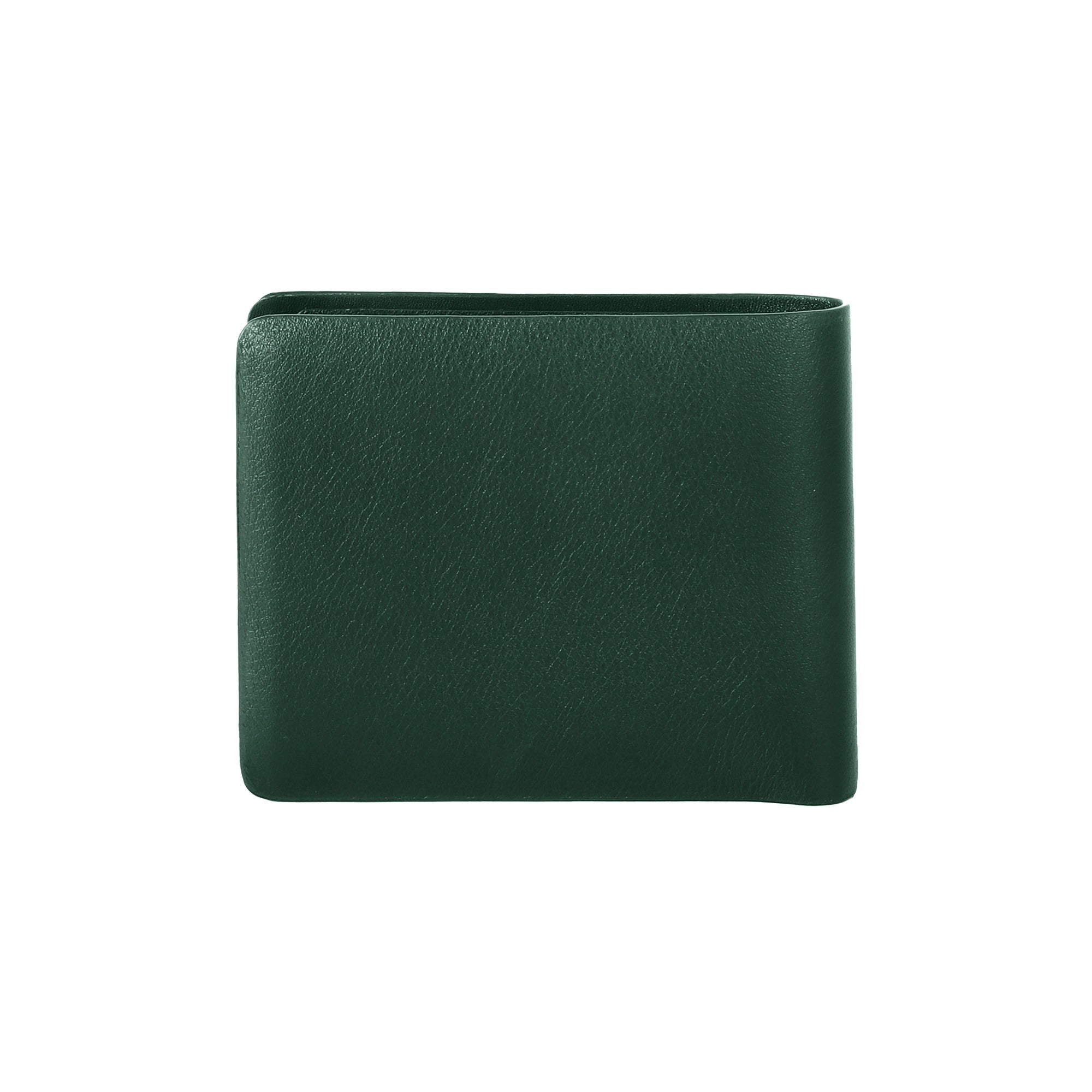 Austin Bifold Stitchless Leather Wallet | Genuine Leather | RFID Safe | Colour: Green LeatherTalks