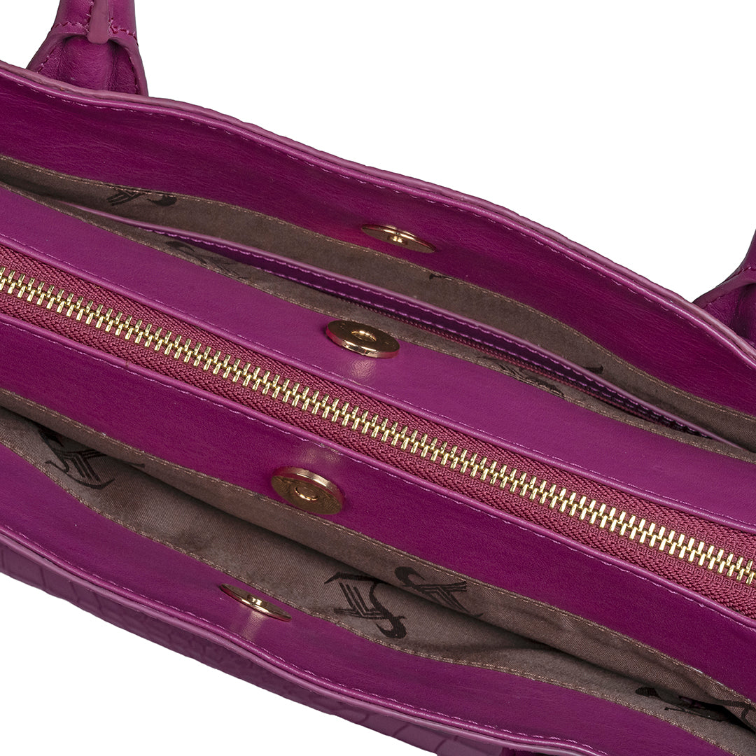 Clara Sr. Large Genuine Leather Handbag | Premium Zipper