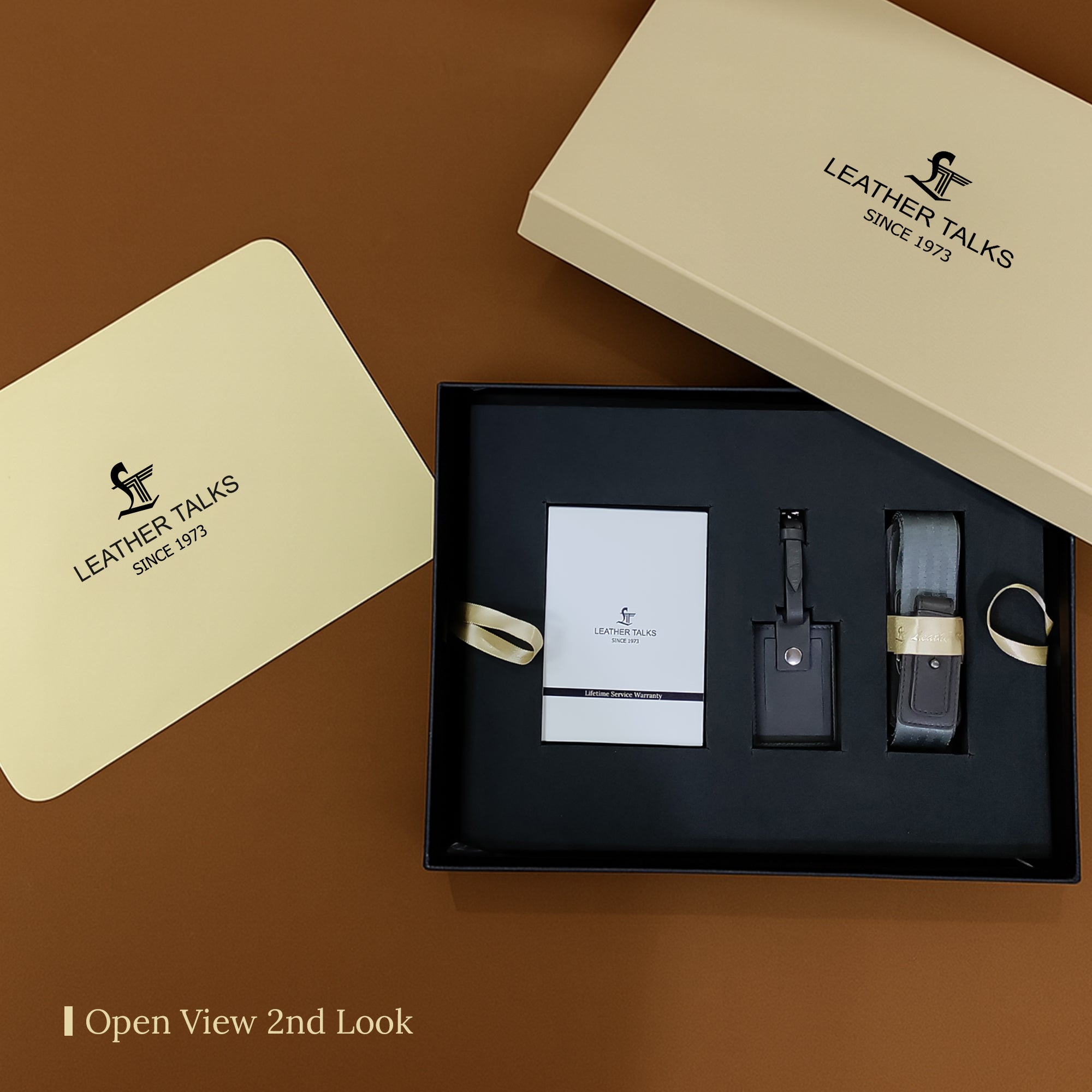 Edgar Italian VT Stripe Luxury Genuine Leather Laptop Bag for Men | Premium Office Folio Briefcase | Executive Business Bag | Color: Grey Leather Talks