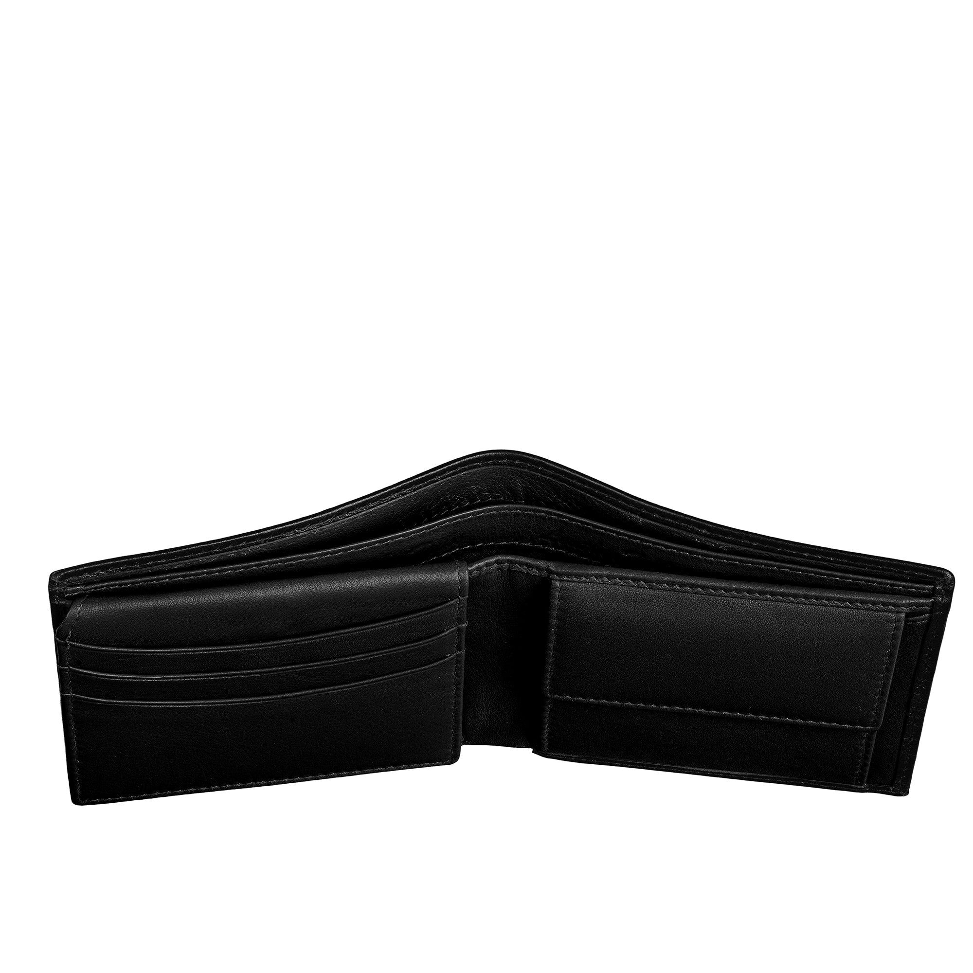 String Premium Genuine Leather Wallet for Men | RFID Blocking Slim Wallet | Classic Men’s Wallet | Color: Black LeatherTalks