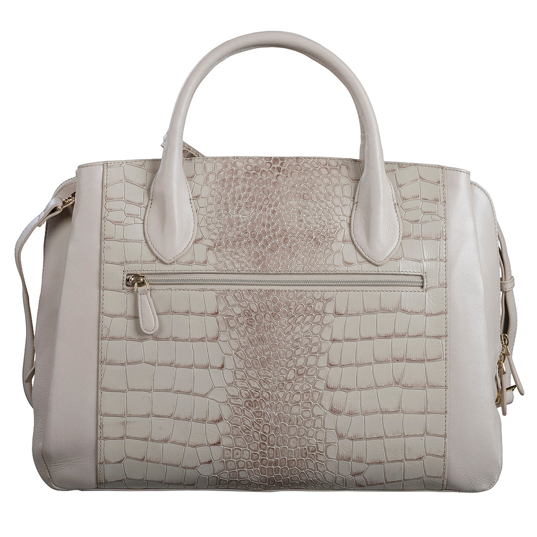 Clara Sr. Leather Beige Color Bag for Women