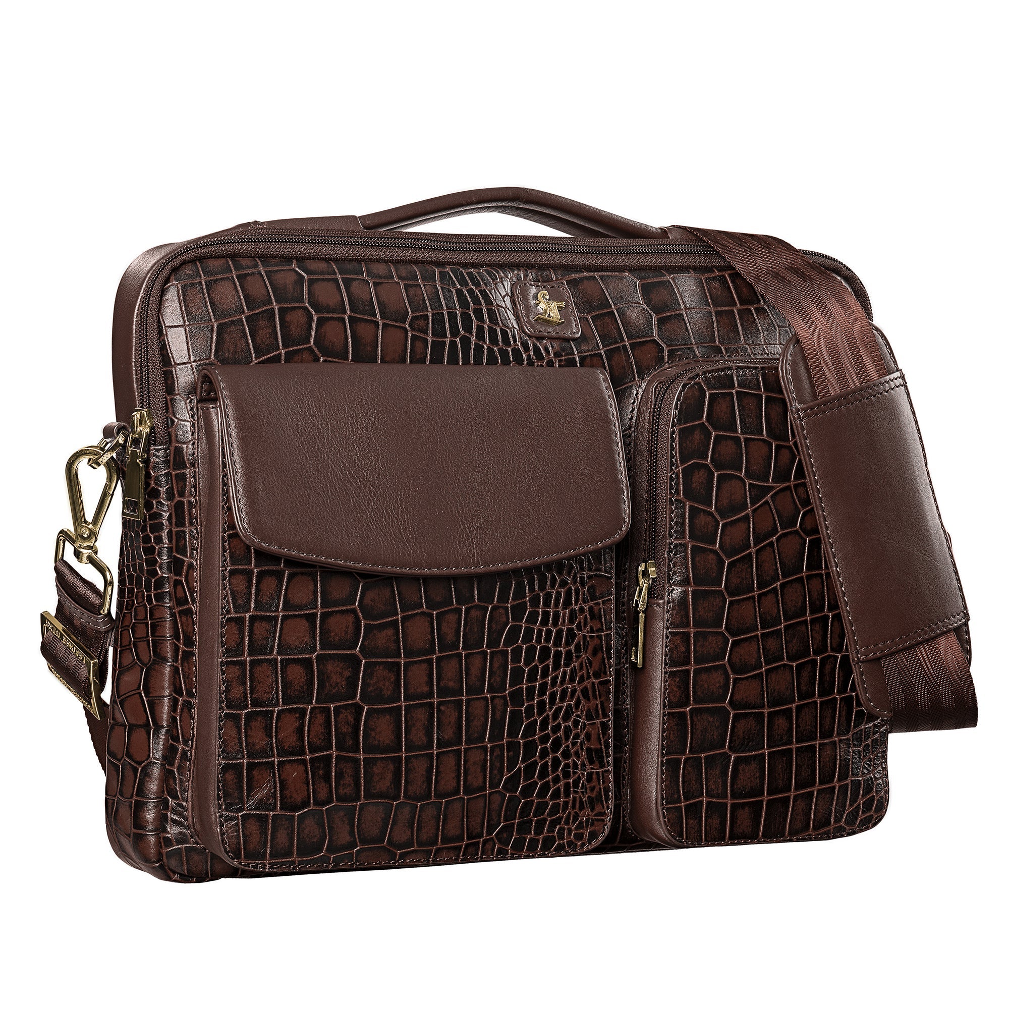 Laptop Sleeve IV | Genuine Leather Laptop Sleeve for Men | 14 Inch Laptop Work Bag | Professional Laptop Bag | Color- Brown Leather Talks