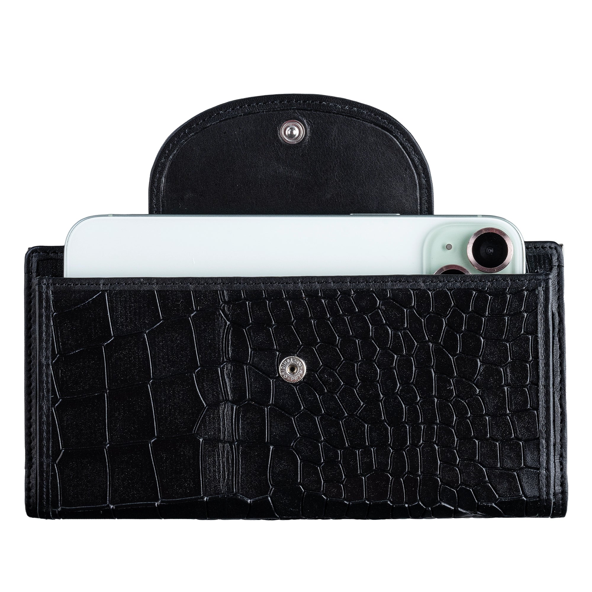 Clara 2 Ladies Wallet | Premium Leather Women’s Wallet | Elegant Daily Essentials Organizer | Black Leather Talks