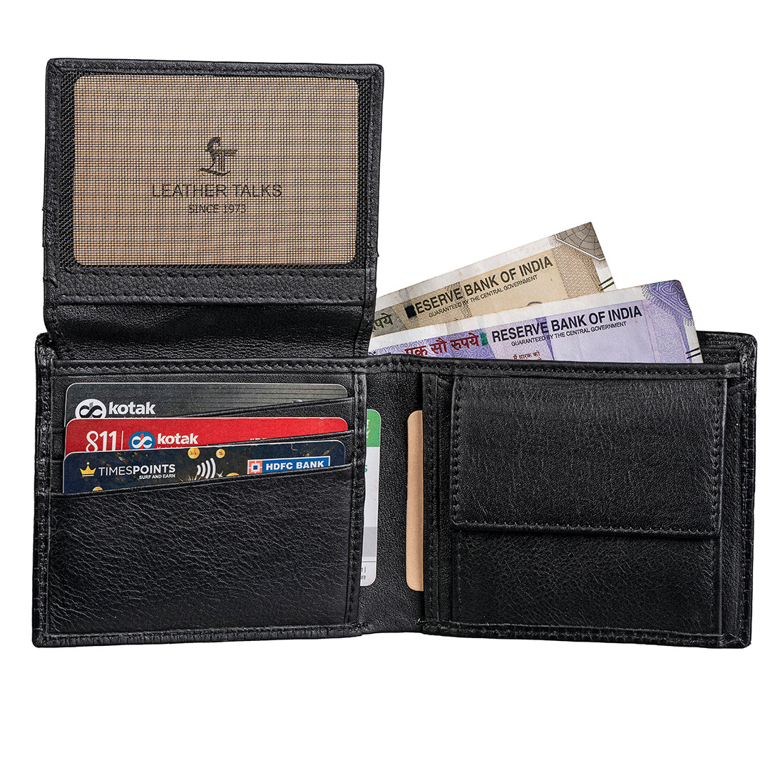 Men’s Genuine Leather Wallet, Pen & Keyring Gift Set | Premium Gift Combo for Men | Stylish Leather Accessories for Birthday, Anniversary & Festive Gifting Leather Talks