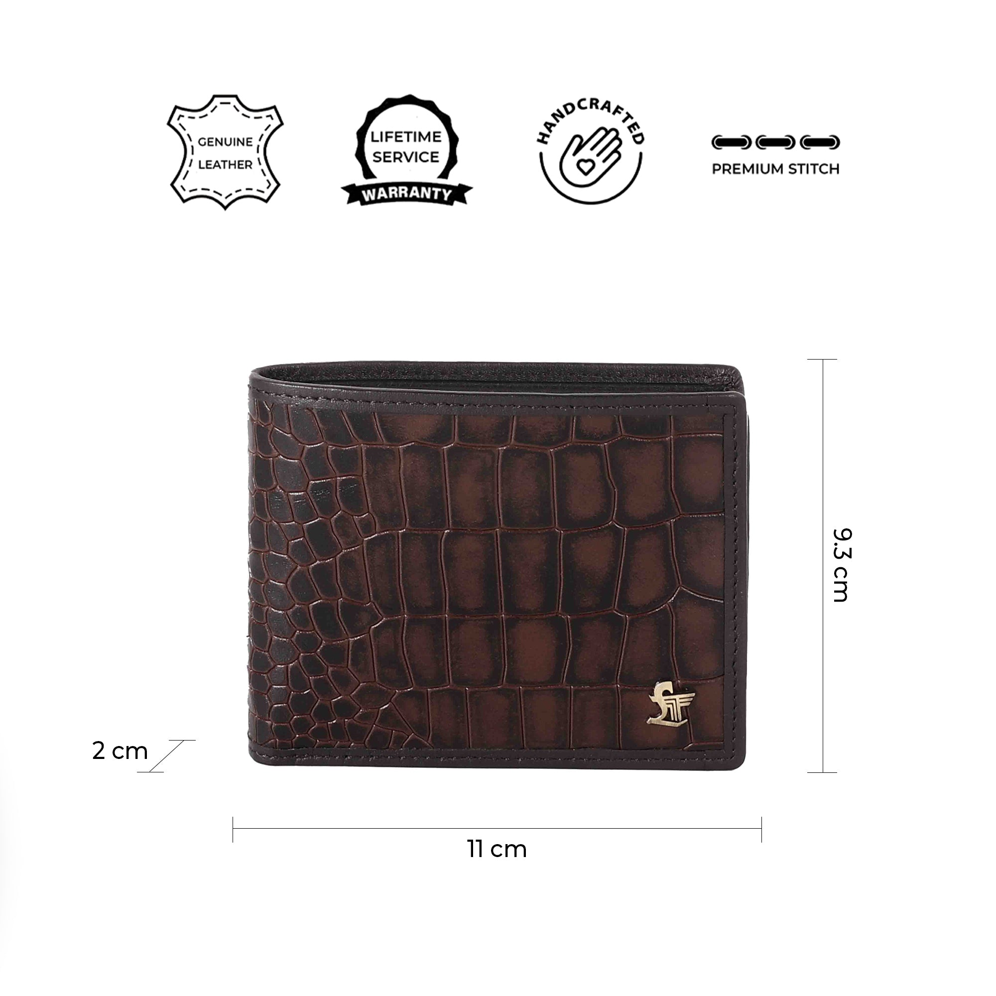 Genuine leather wallet for men