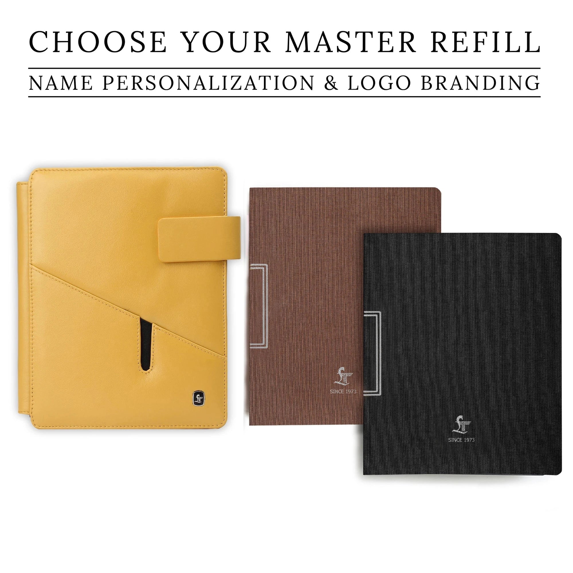 Melunge Leather Diary For Men & Women | Genuine Leather Journal / Notebook | Color - Yellow Leather Talks