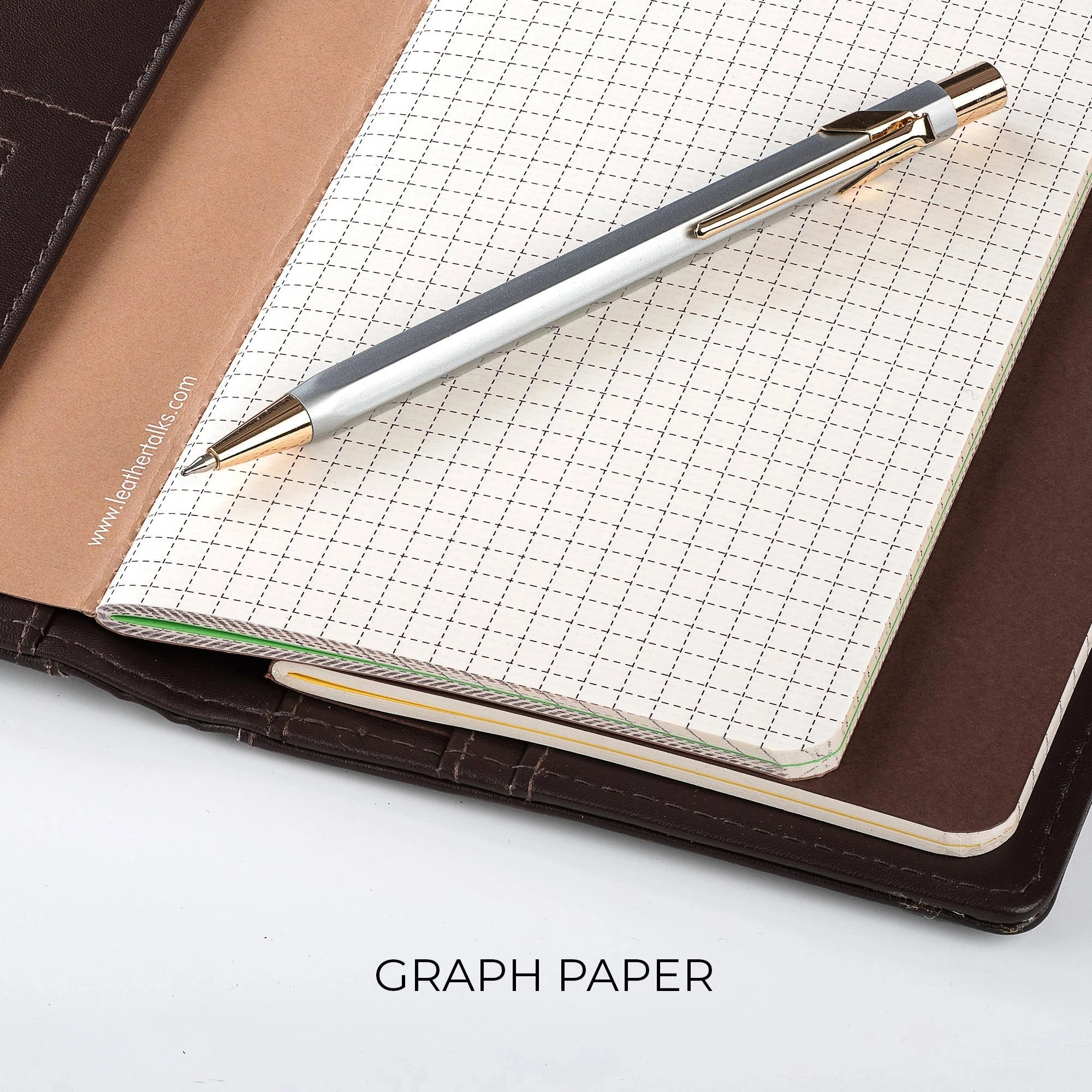 The Mini Melunge Luxury Pure Leather Notebook| Premium Leather Diary For Men & women | 100% Genuine Leather | Handmade Leather Journal - Brown Leather Talks