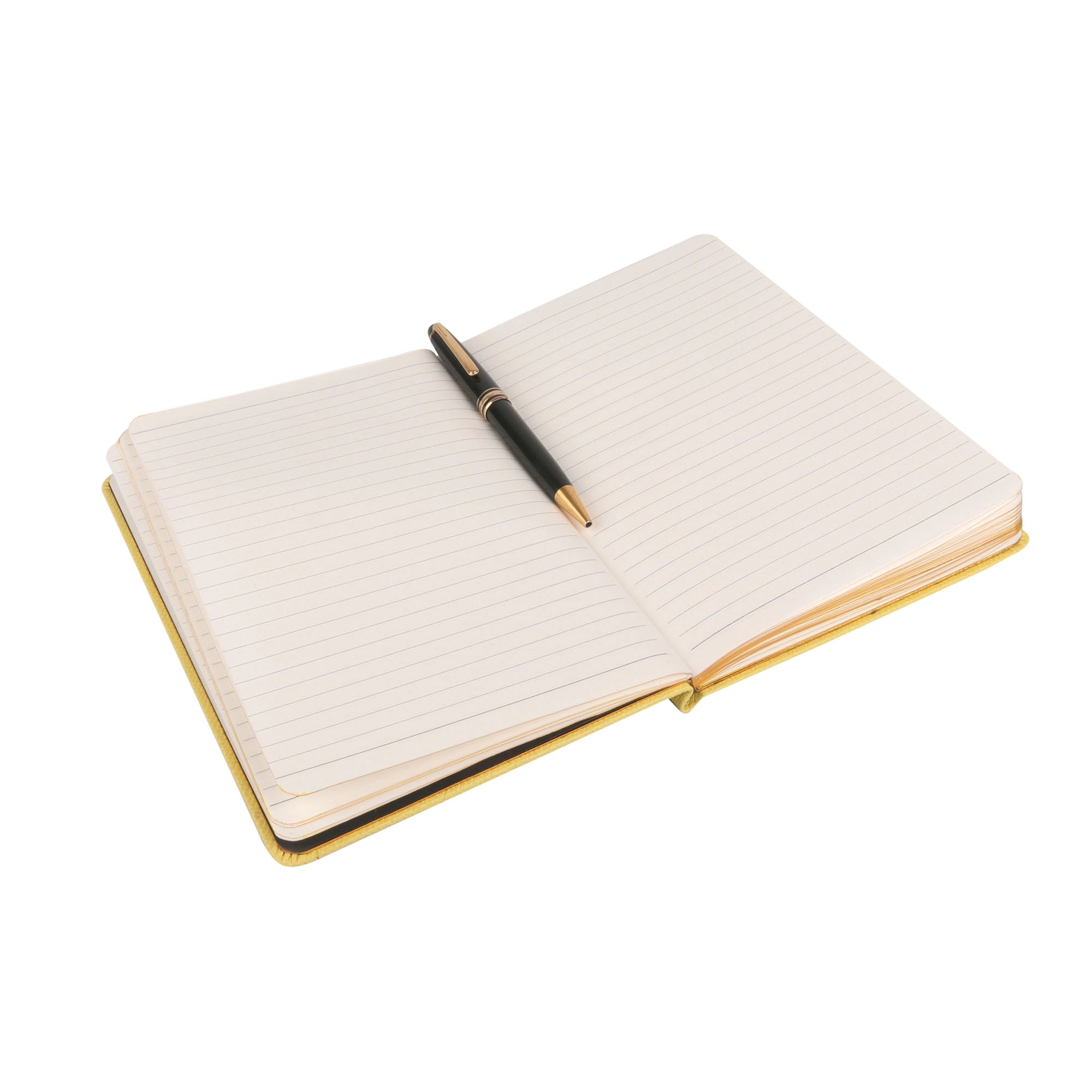 Classic - Luxury Leather Notebook | Premium Genuine Leather Journal for Men & Women | Color: Yellow Leather Talks