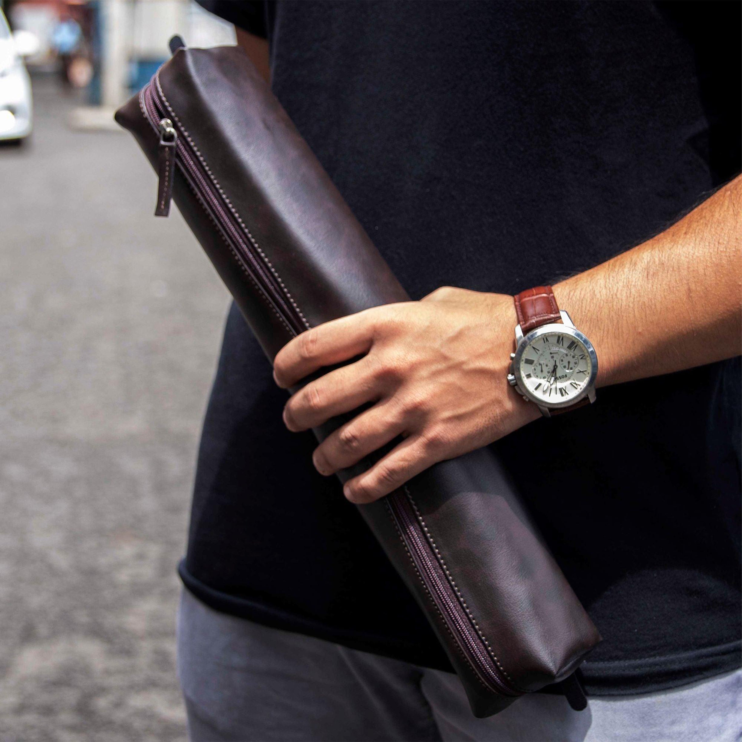 Leather Desk Mat | 100% Genuine Leather | Color: Brown