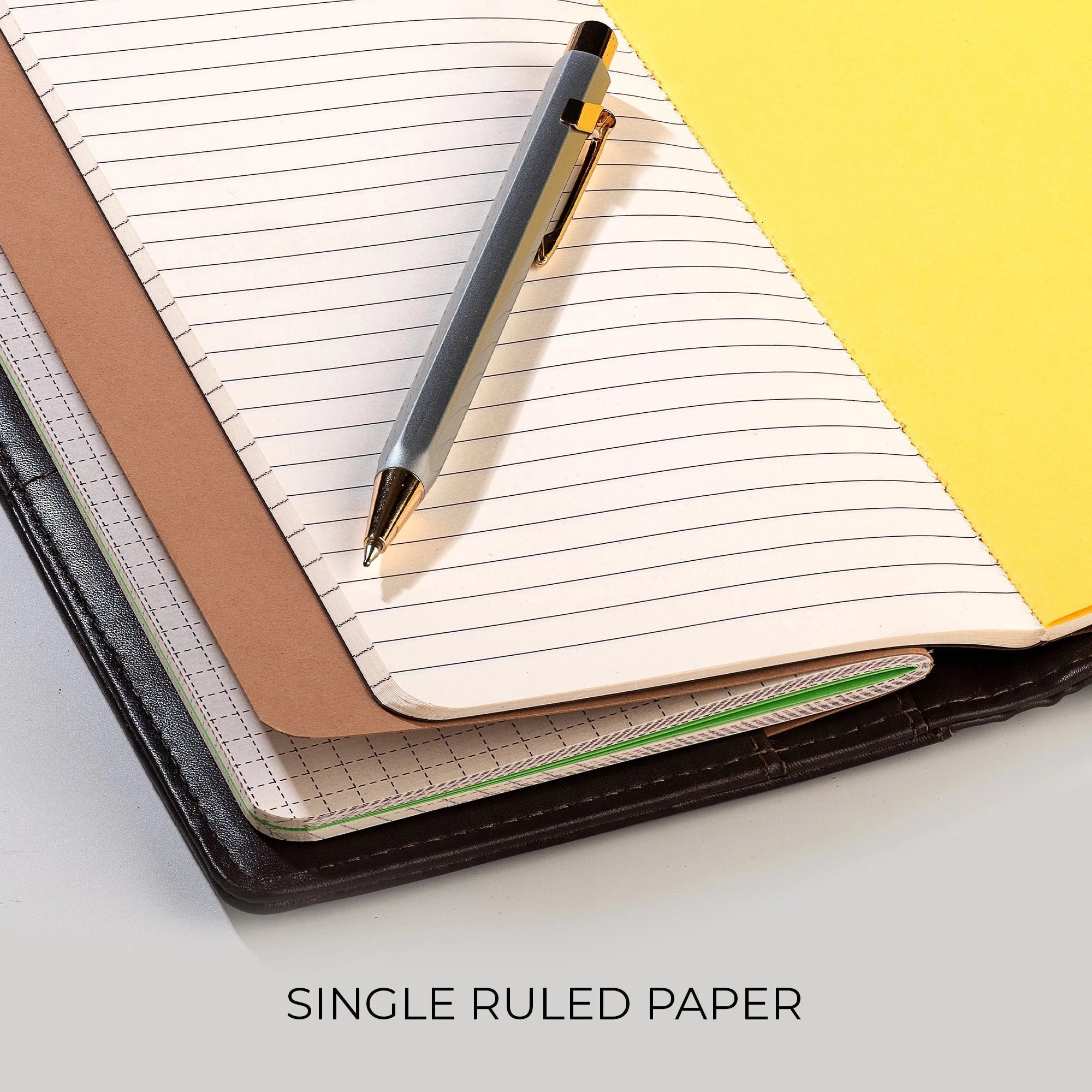 The Mini Melunge Luxury Pure Leather Notebook| Premium Leather Diary For Men & women | 100% Genuine Leather | Handmade Leather Journal - Brown Leather Talks