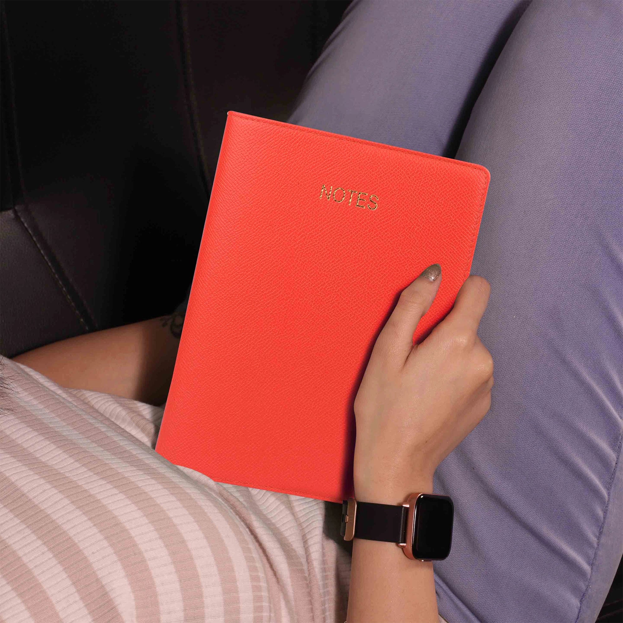 Classic - Luxury Leather Notebook | Premium Genuine Leather Journal for Men & Women | Color: Sunset Leather Talks